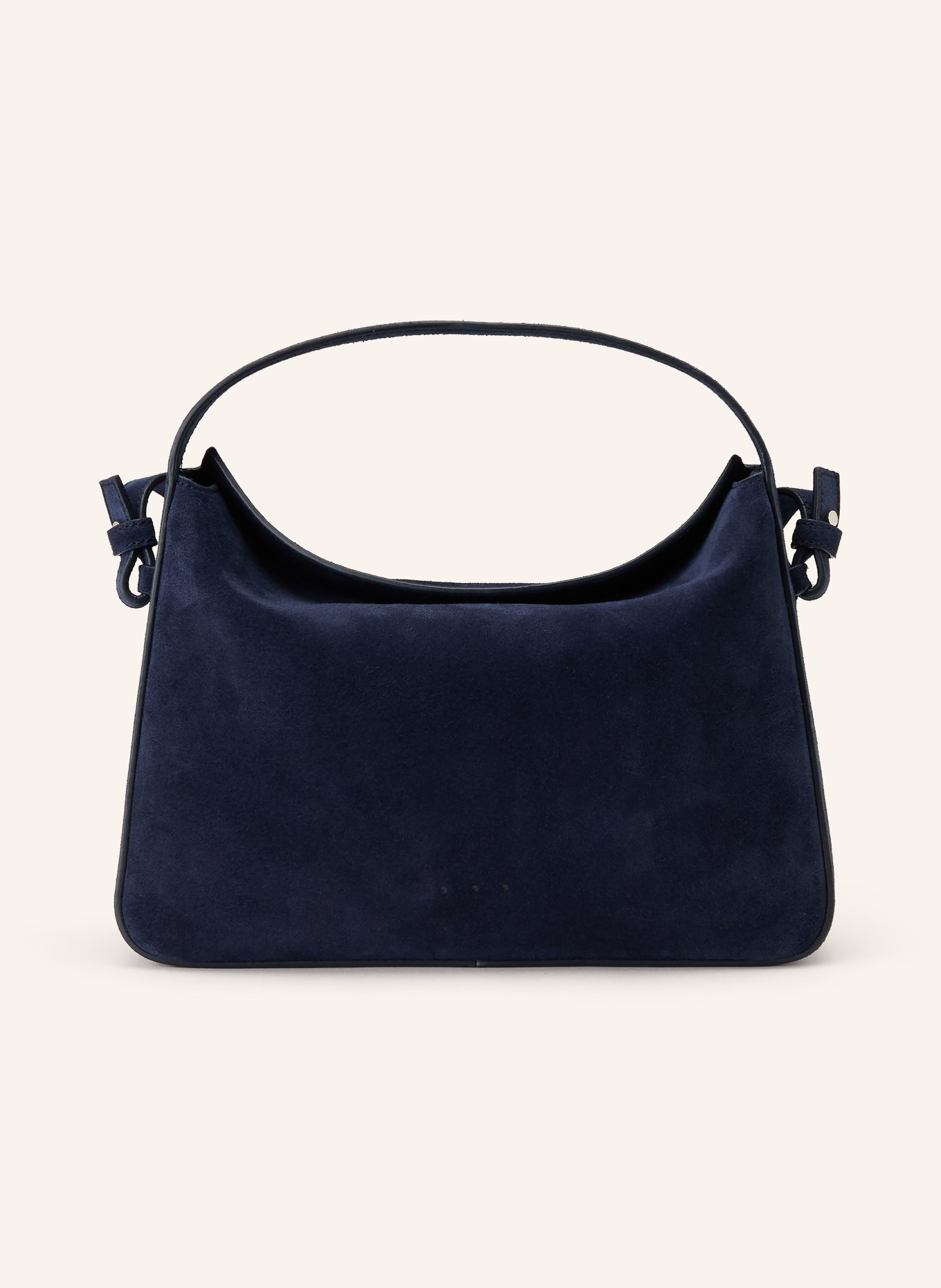 AESTHER EKME Umhängetasche SOFT BAGUETTE: DUNKELBLAU
