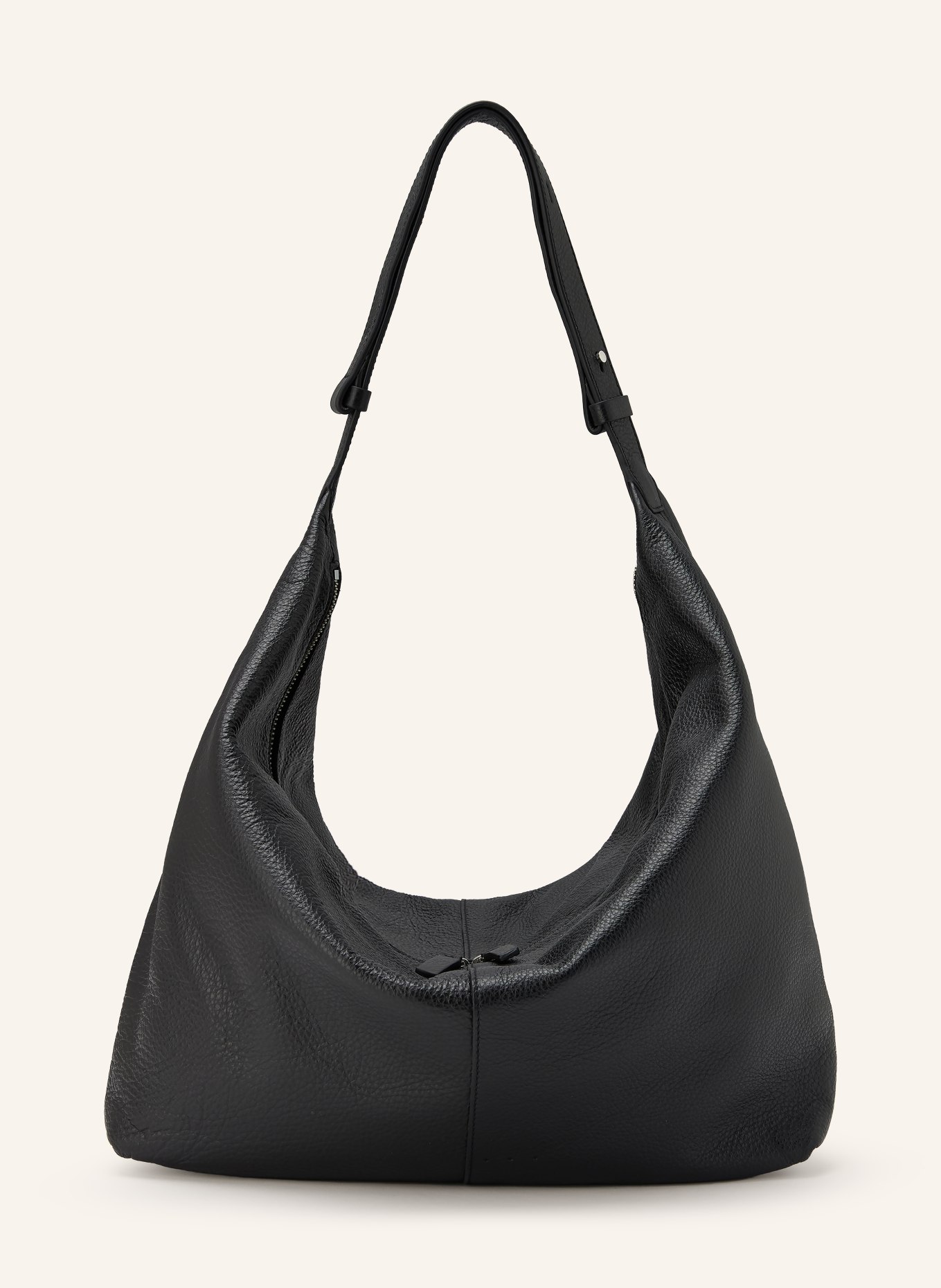 AESTHER EKME Beuteltasche HAE: SCHWARZ / SILBER