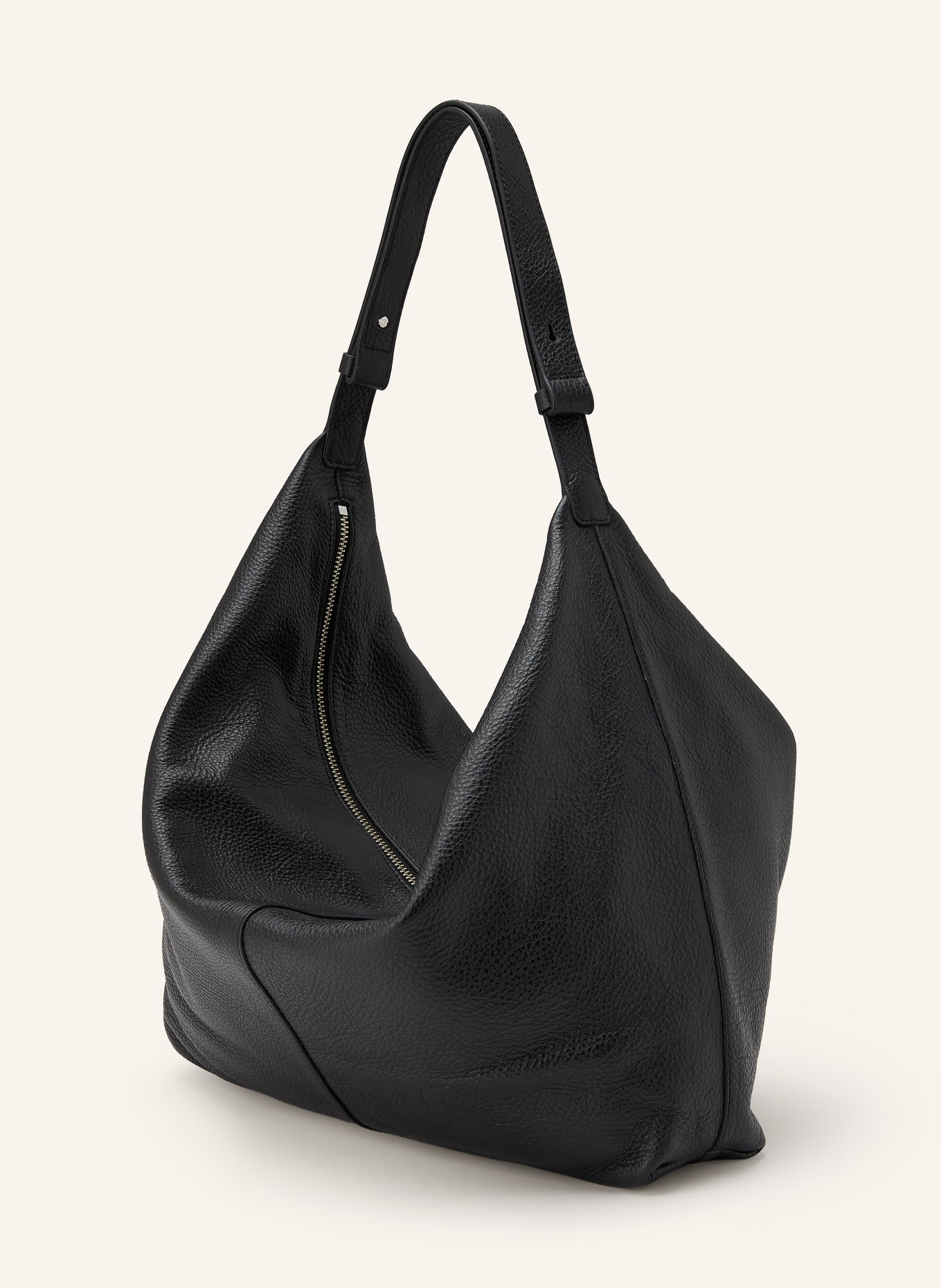 AESTHER EKME Beuteltasche HAE: SCHWARZ / SILBER