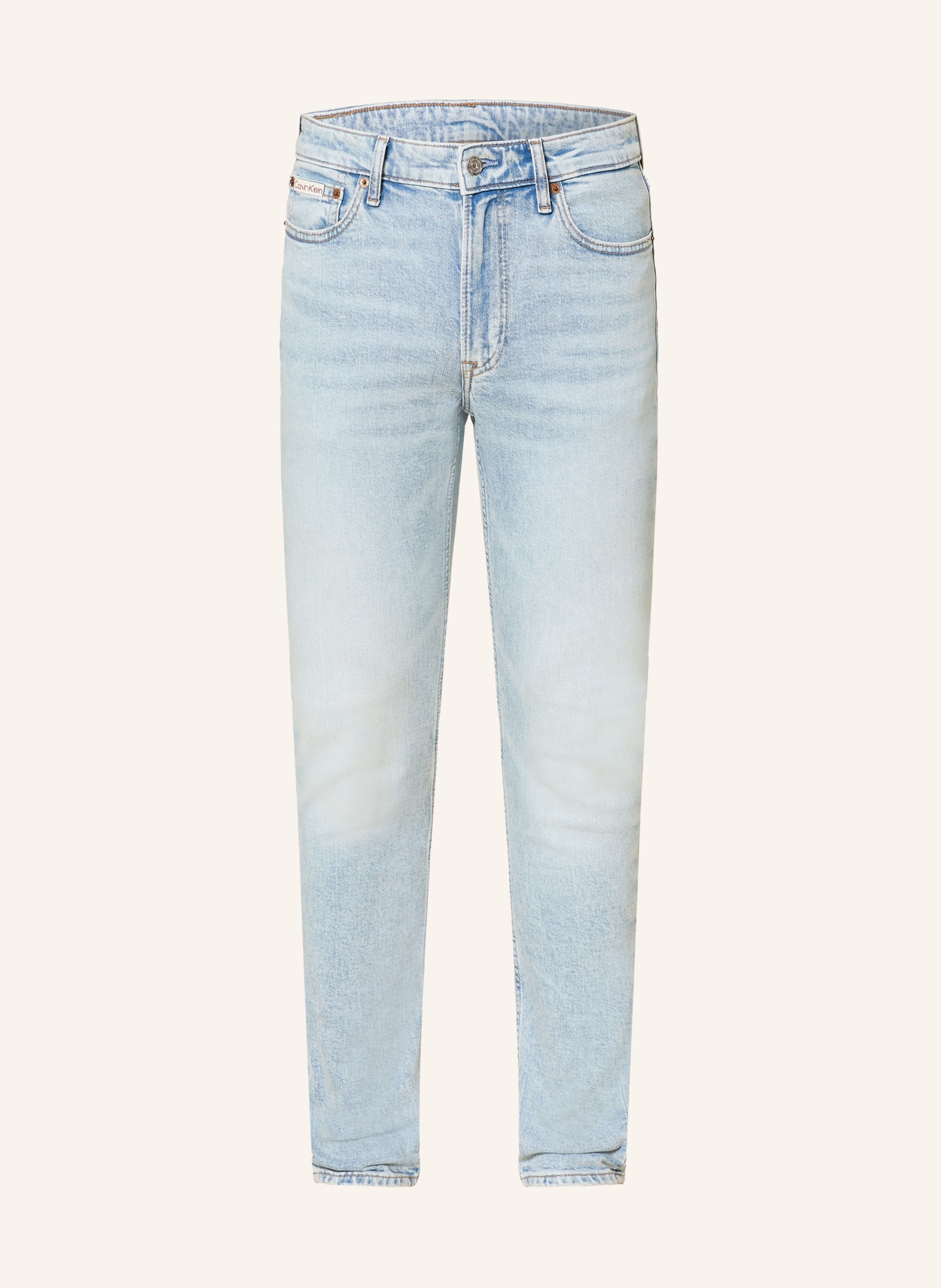 Calvin Klein Jeans Jean slim taper fit: EF8 MARBLED BEACON