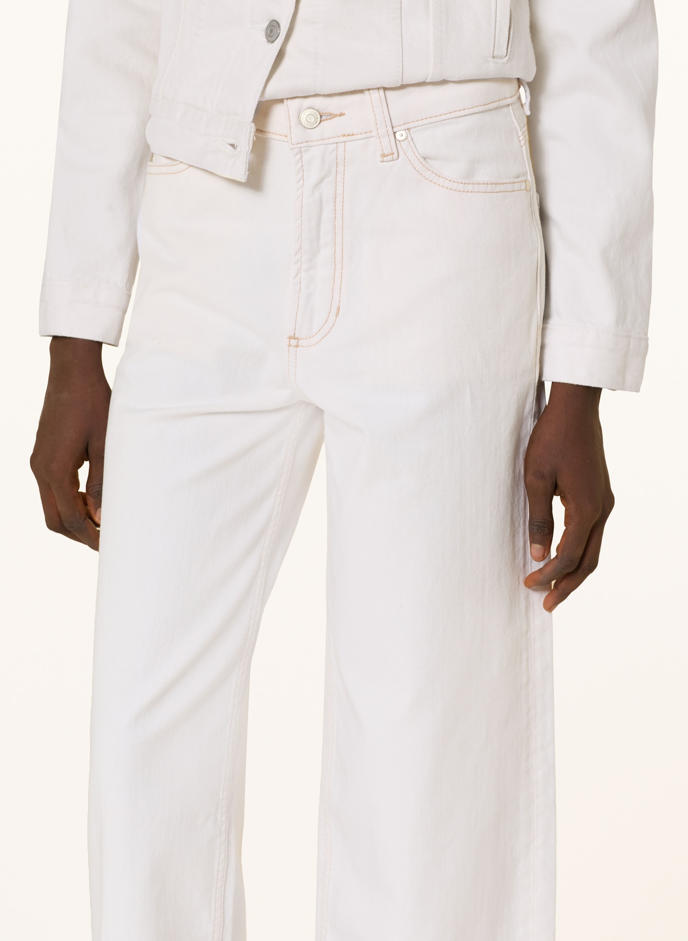 Marc O'Polo DENIM Cropped Jeans: 0216 White_Multi_02