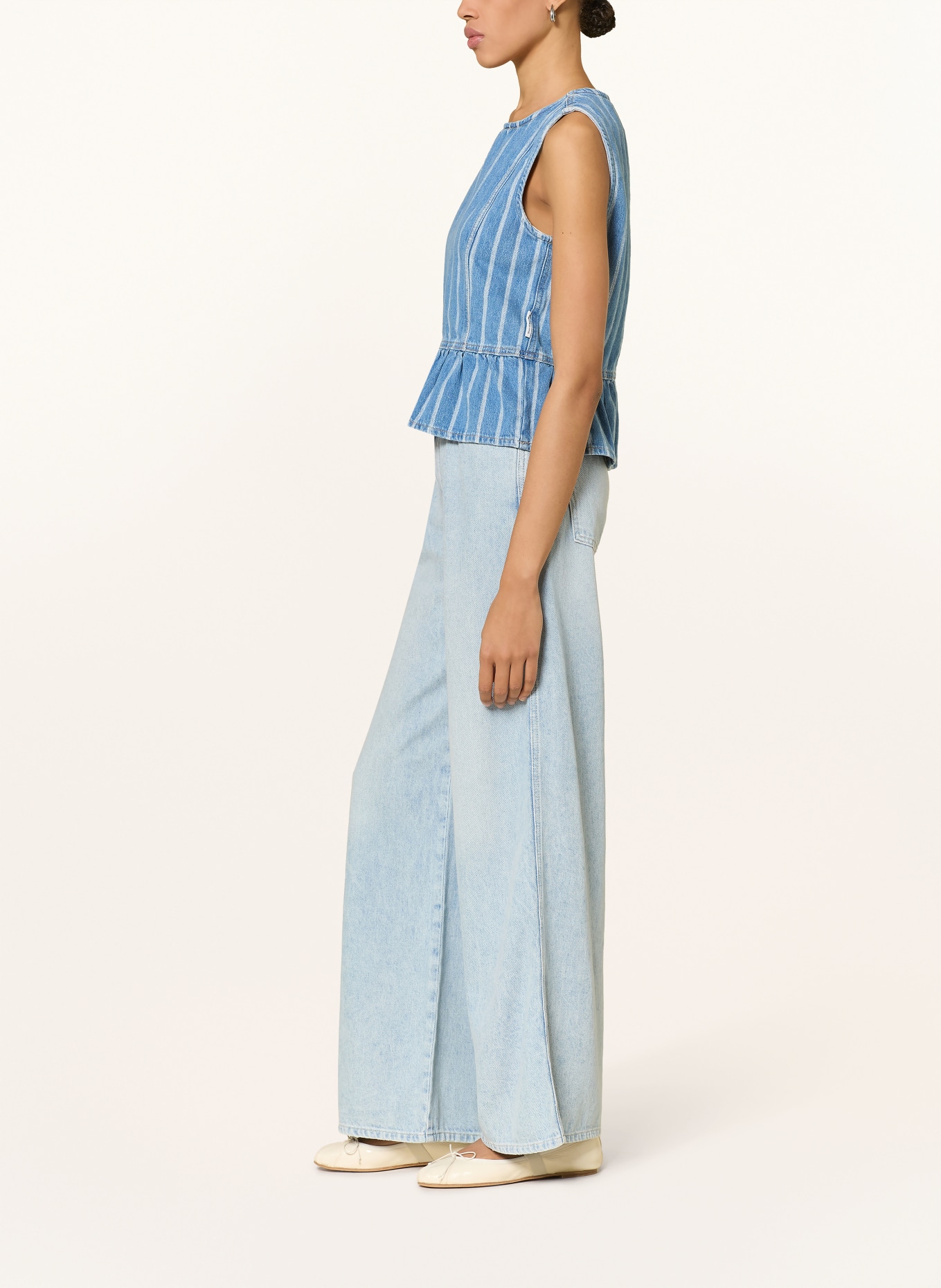 Marc O'Polo DENIM Jeans met wijde pijpen ANIO: 5761 Light Blue_Multi_63