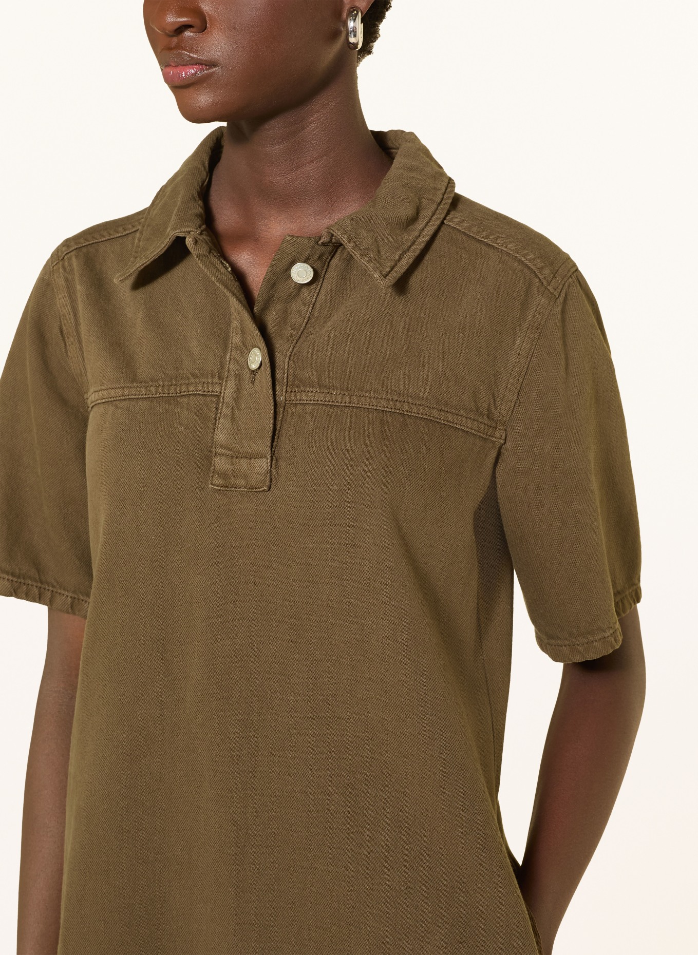 Marc O'Polo DENIM Jeanskleid: BRAUN