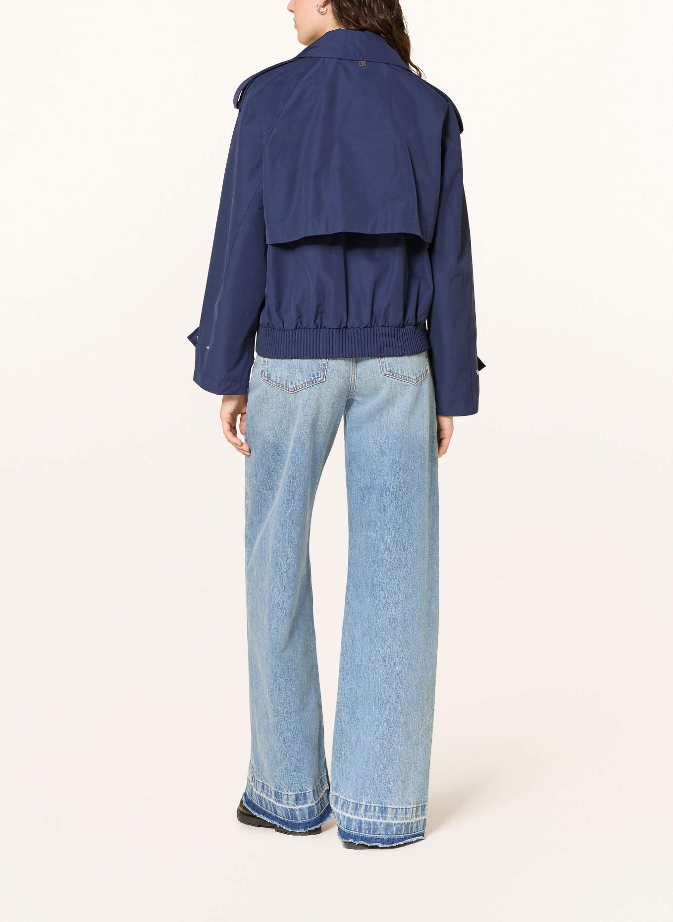 DUNO Trench-Jacke BAMI: DUNKELBLAU