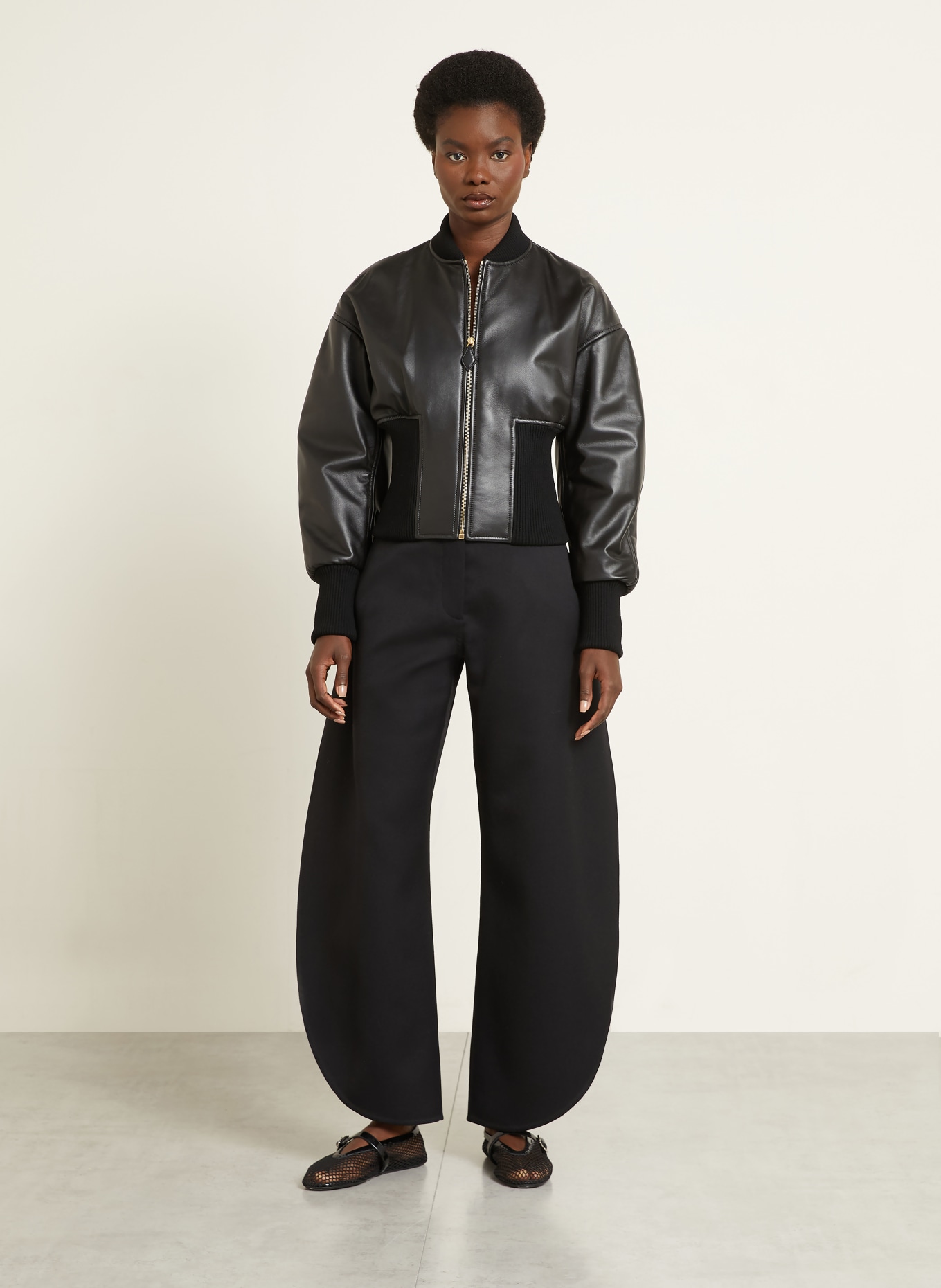 ALAÏA Pantalon PETAL: NOIR