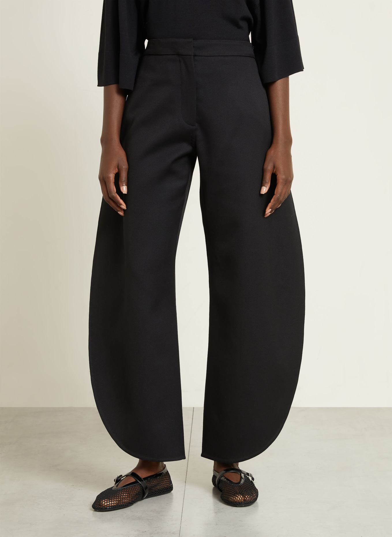ALAÏA Pantalon PETAL: NOIR