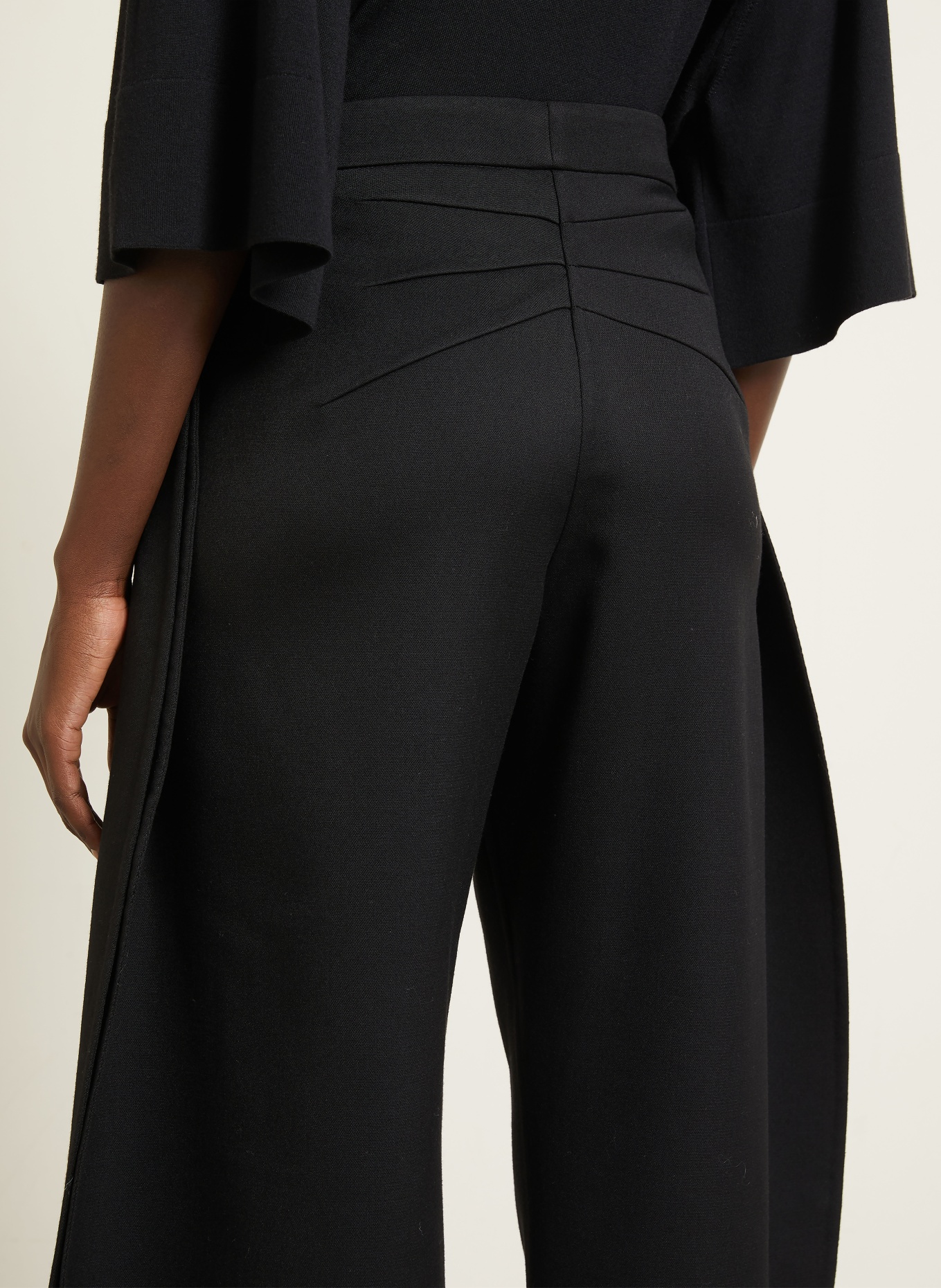 ALAÏA Pantalon PETAL: NOIR