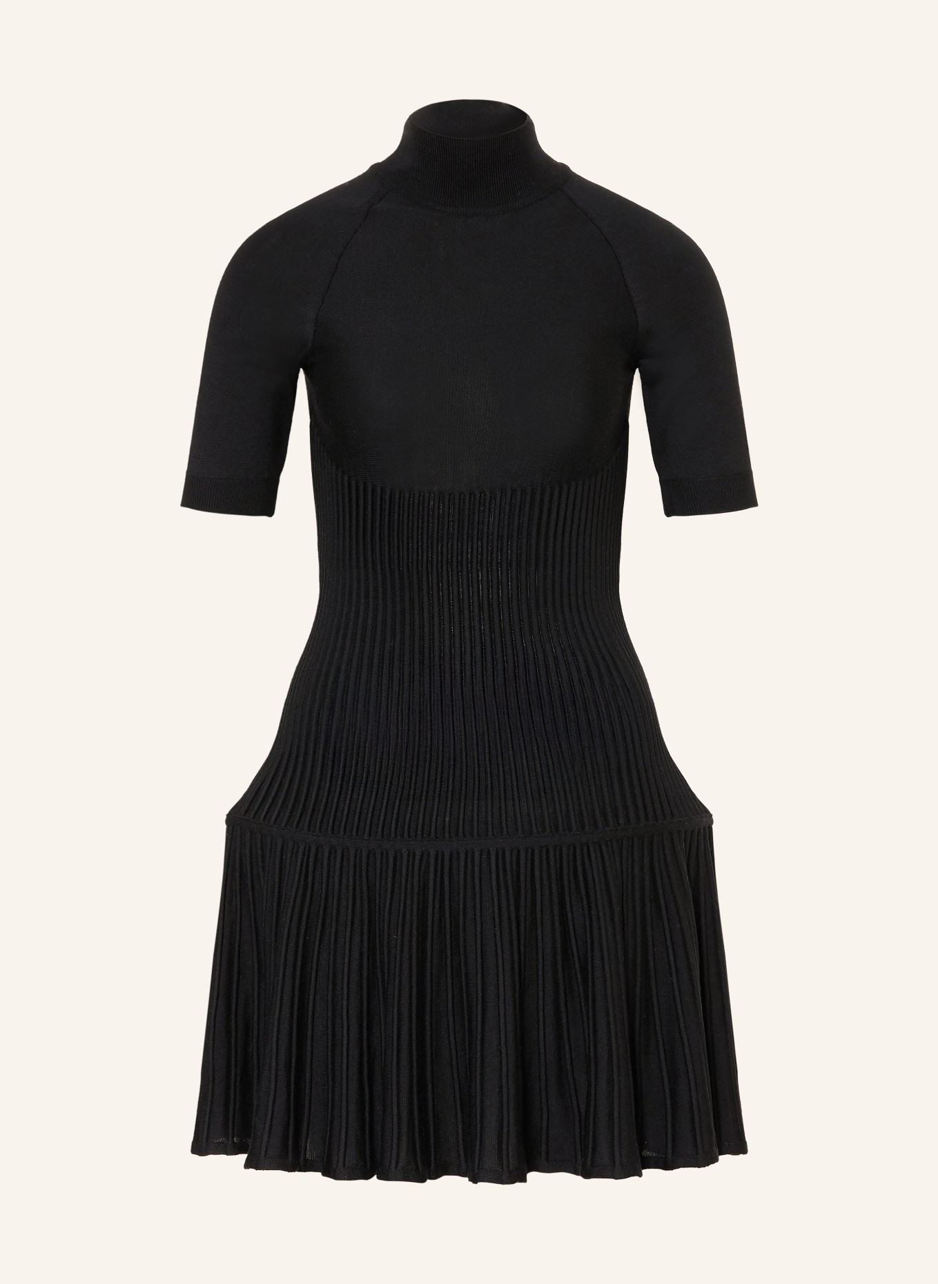 ALAÏA robe en tricot: NOIR
