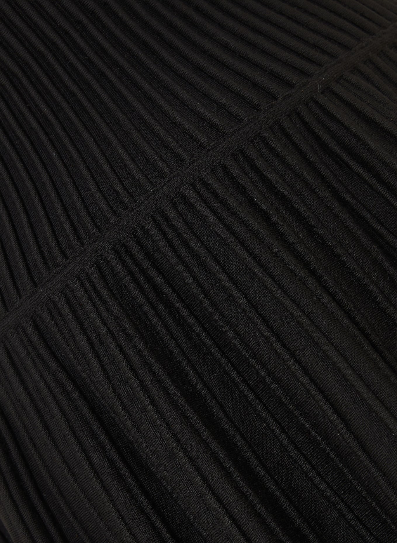 ALAÏA robe en tricot: NOIR