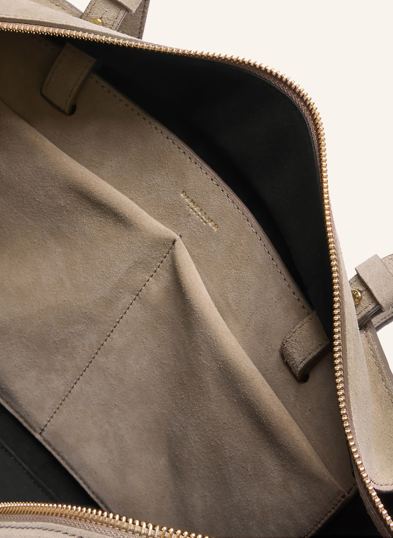 DEMELLIER Torba na zakupy: BEŻOWY / ZŁOTY