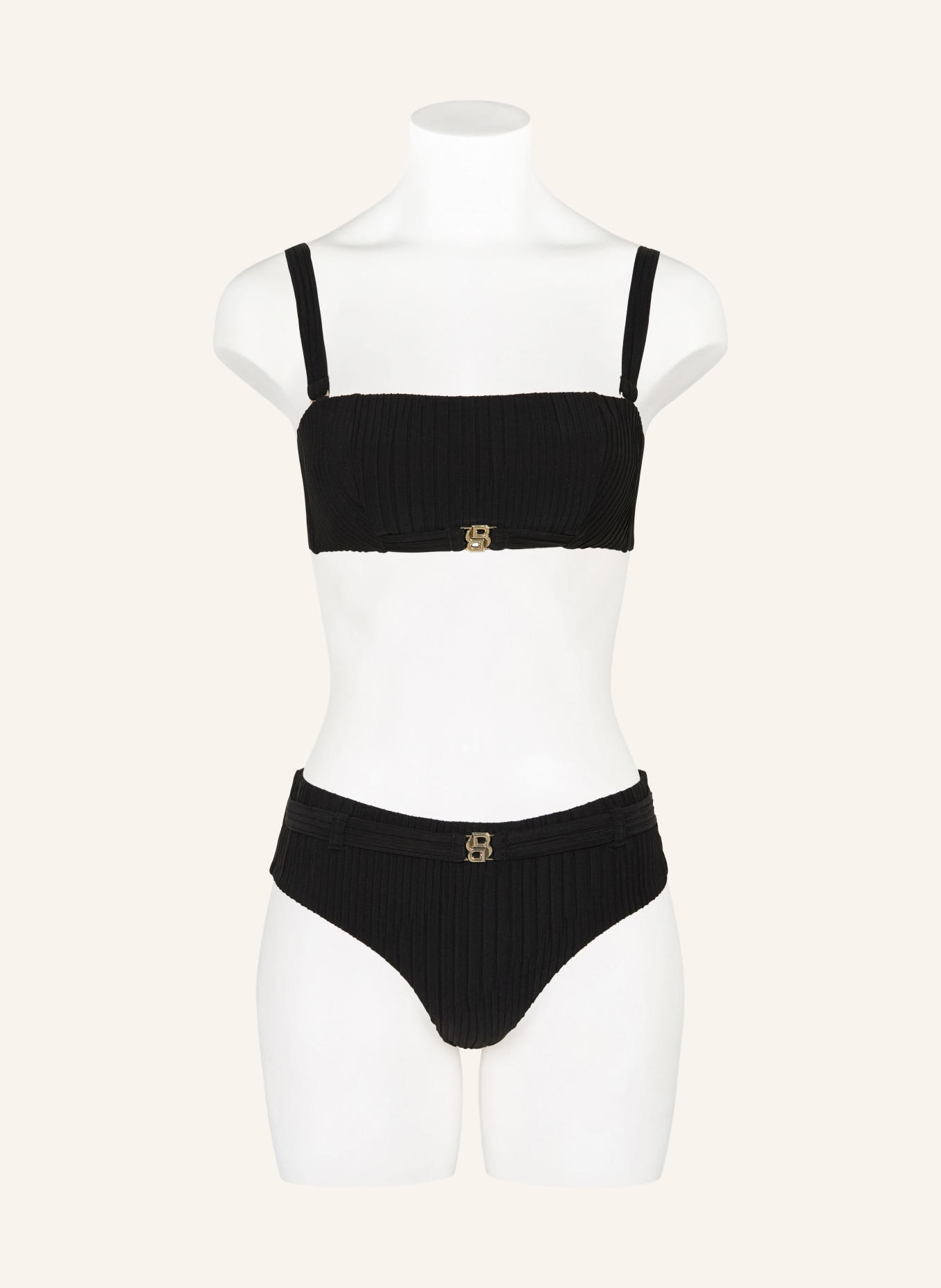 BOSS Bas de bikini basique DOUBLE B: NOIR