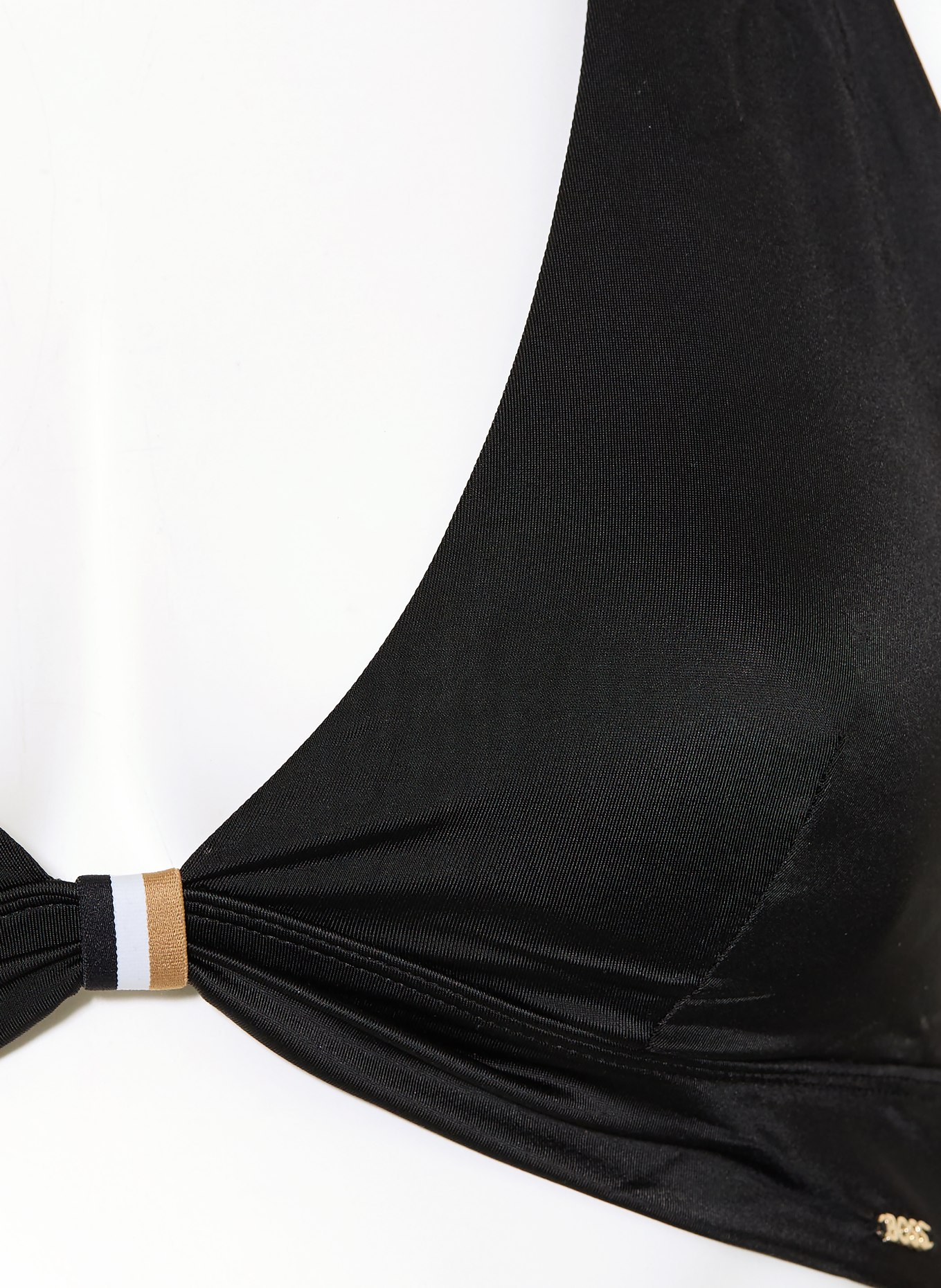 BOSS Haut de bikini à dos nu BOSS CODES: NOIR