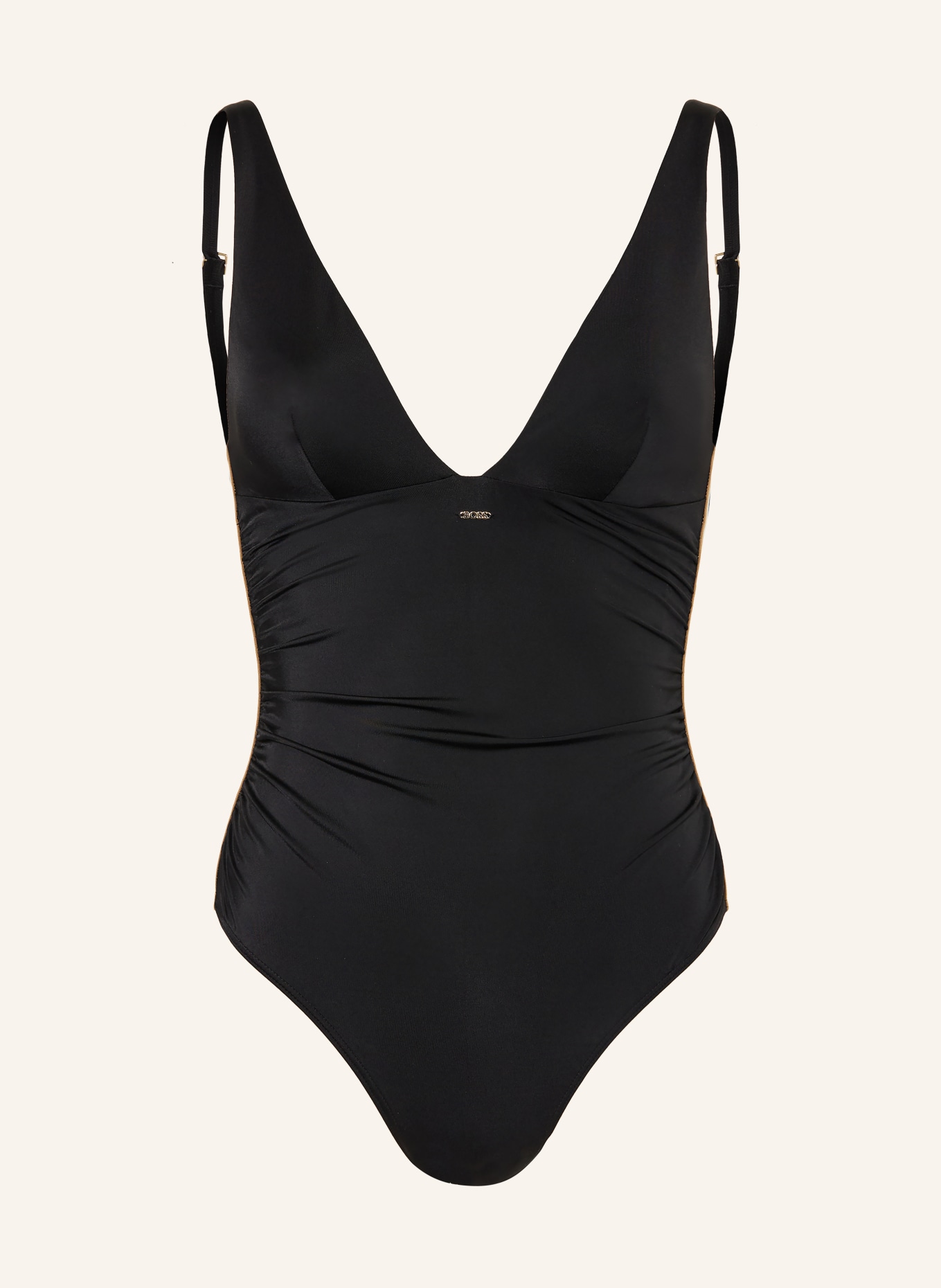 BOSS Maillot de bain BOSS CODES: NOIR / BEIGE / BLANC