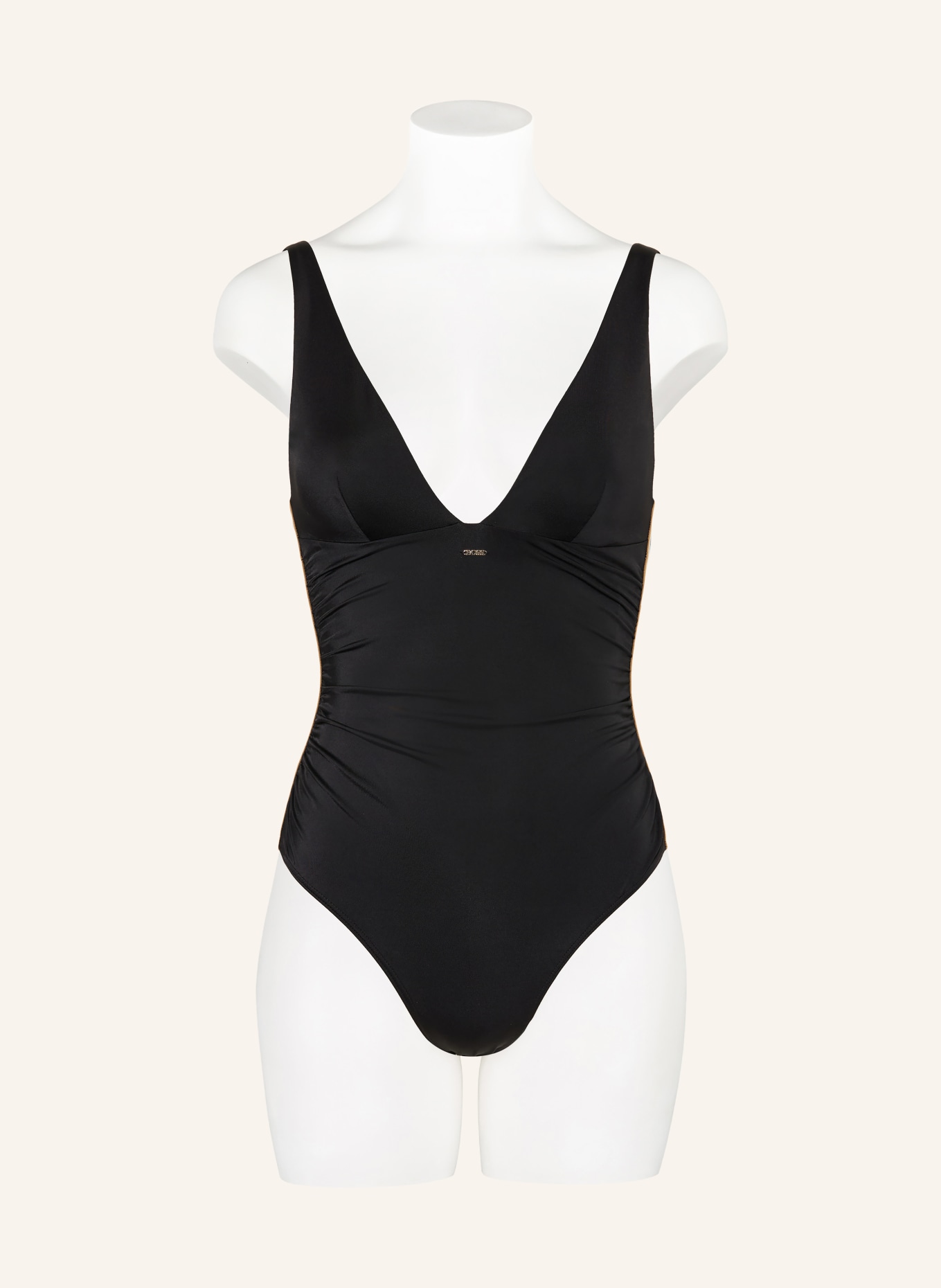 BOSS Maillot de bain BOSS CODES: NOIR / BEIGE / BLANC