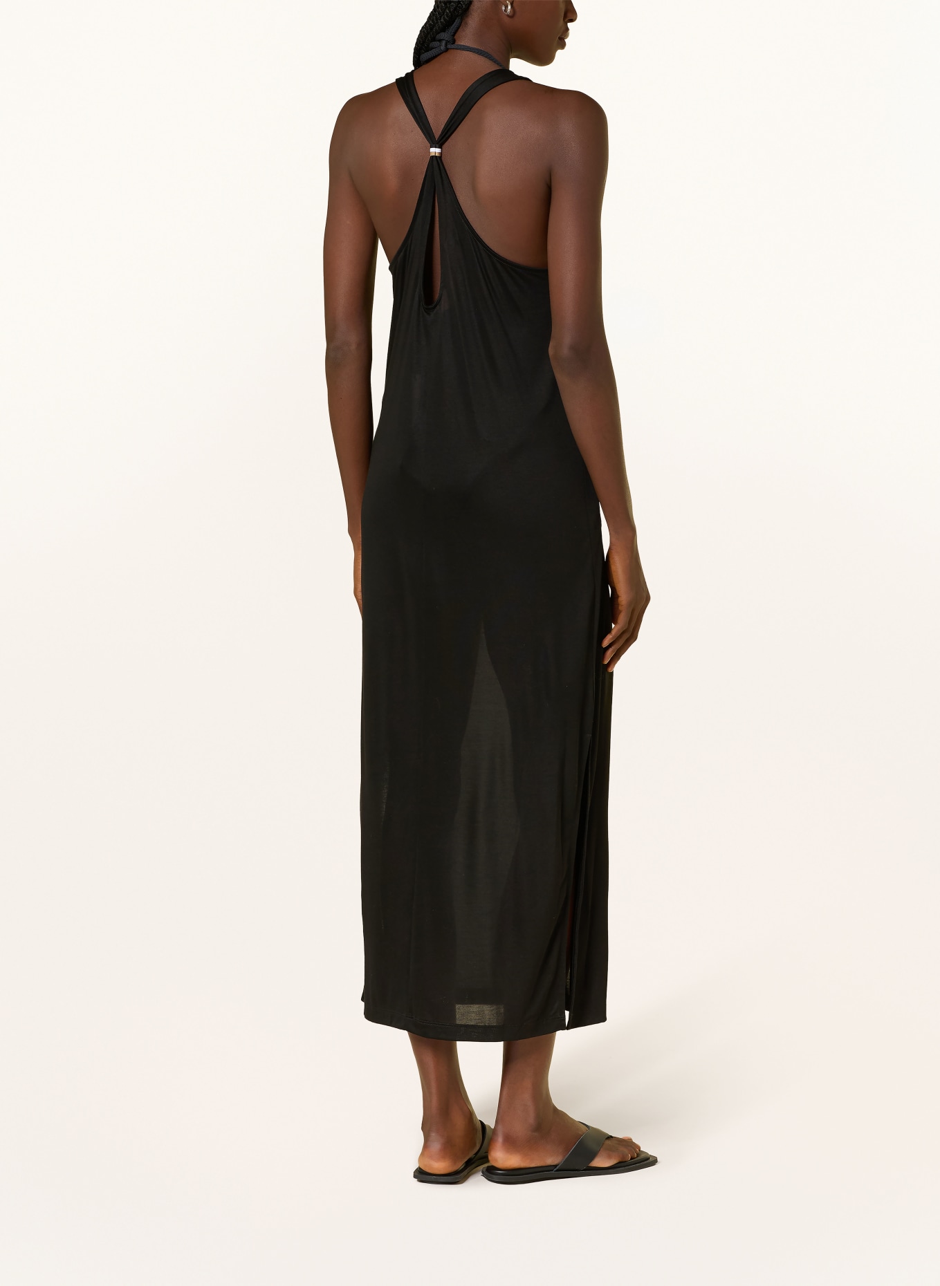BOSS Strandkleid CODES DRESS: SCHWARZ