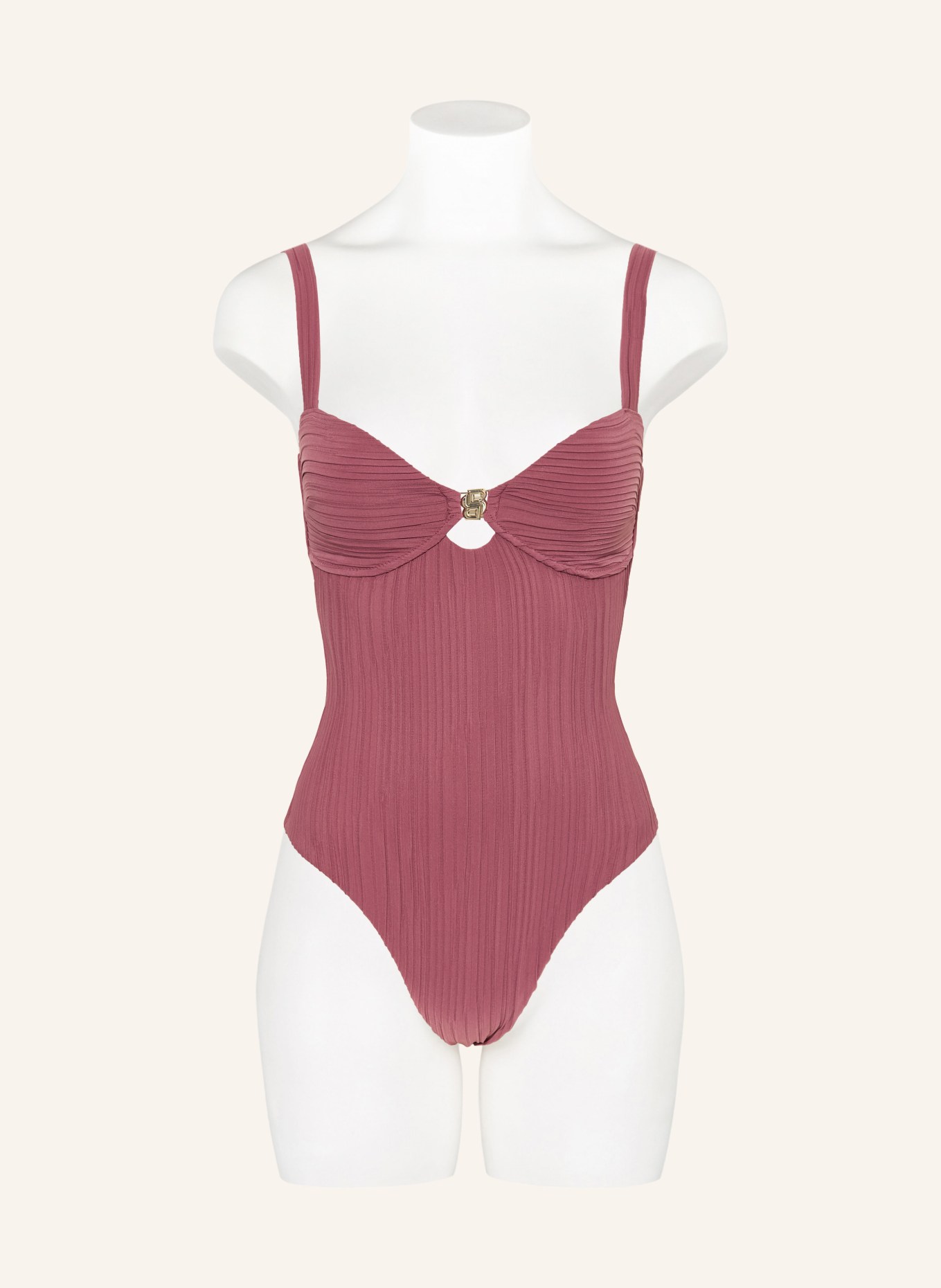 BOSS Maillot de bain DOUBLE B: ROUGE FONCÉ