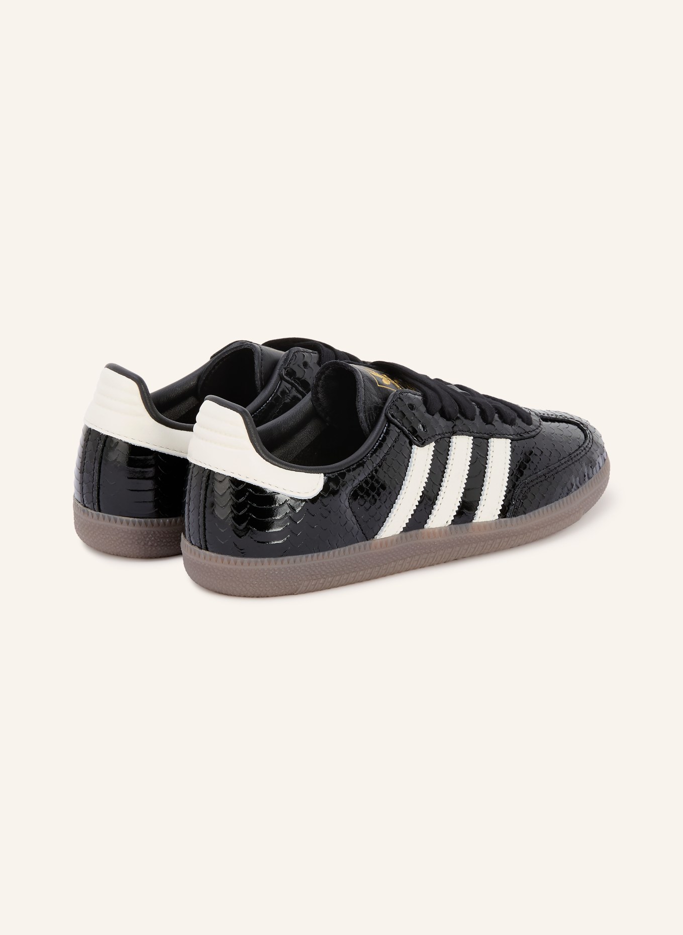 adidas Originals Sneaker SAMBA OG: SCHWARZ / PLATIN / WEISS