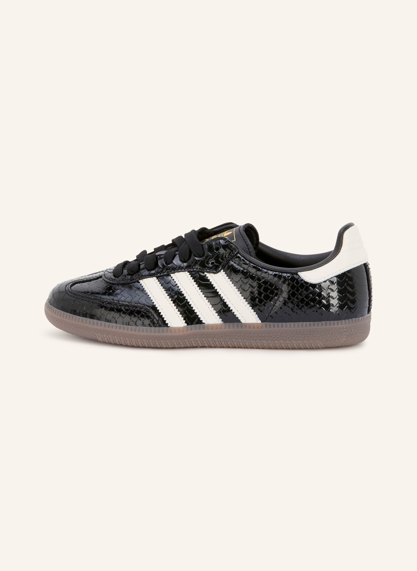 adidas Originals Sneaker SAMBA OG: SCHWARZ / PLATIN / WEISS