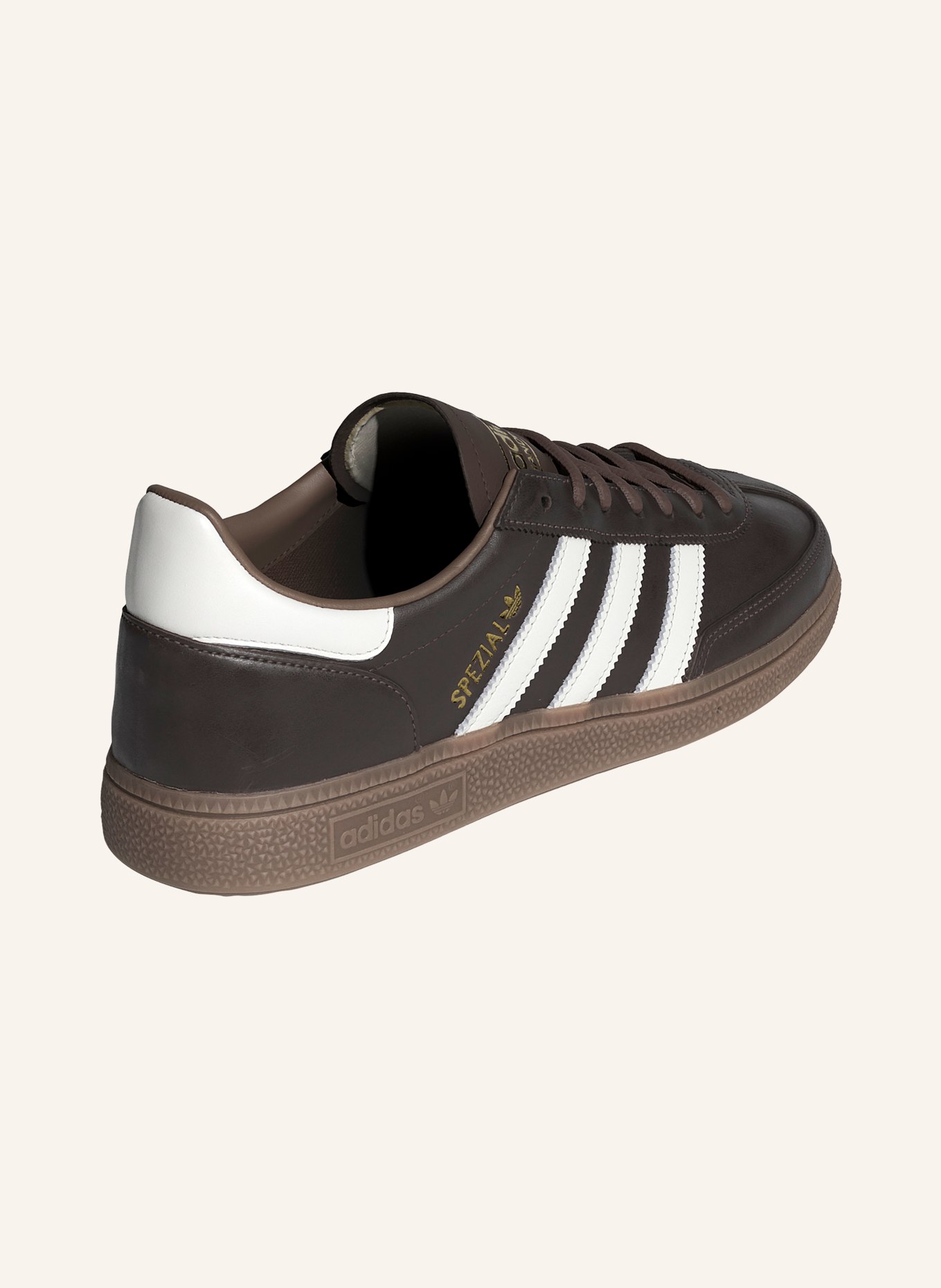 adidas Originals Baskets SPÉCIAL HANDBALL: MARRON FONCÉ / BLANC