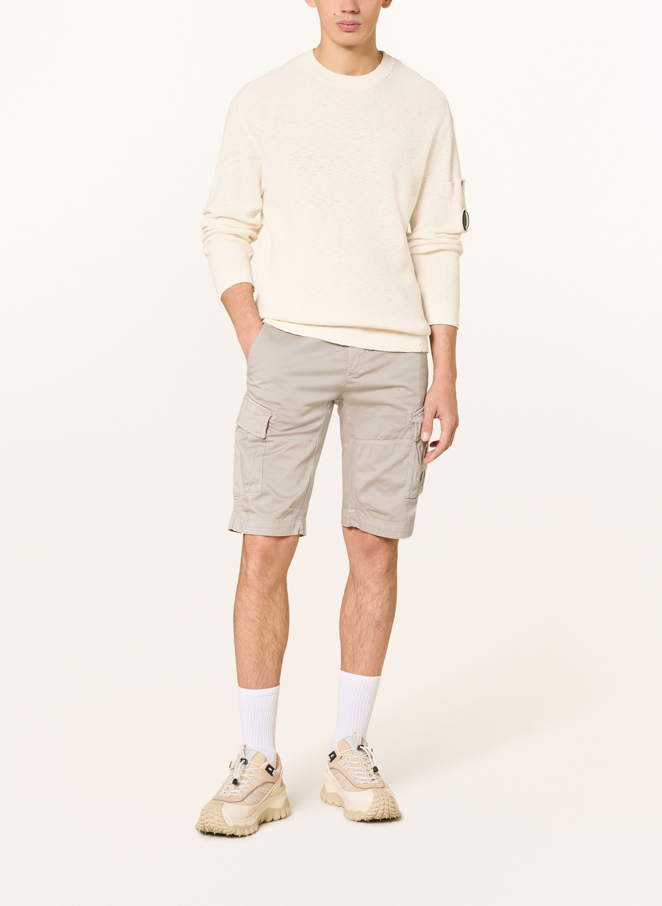 C.P. COMPANY sweter: ECRU