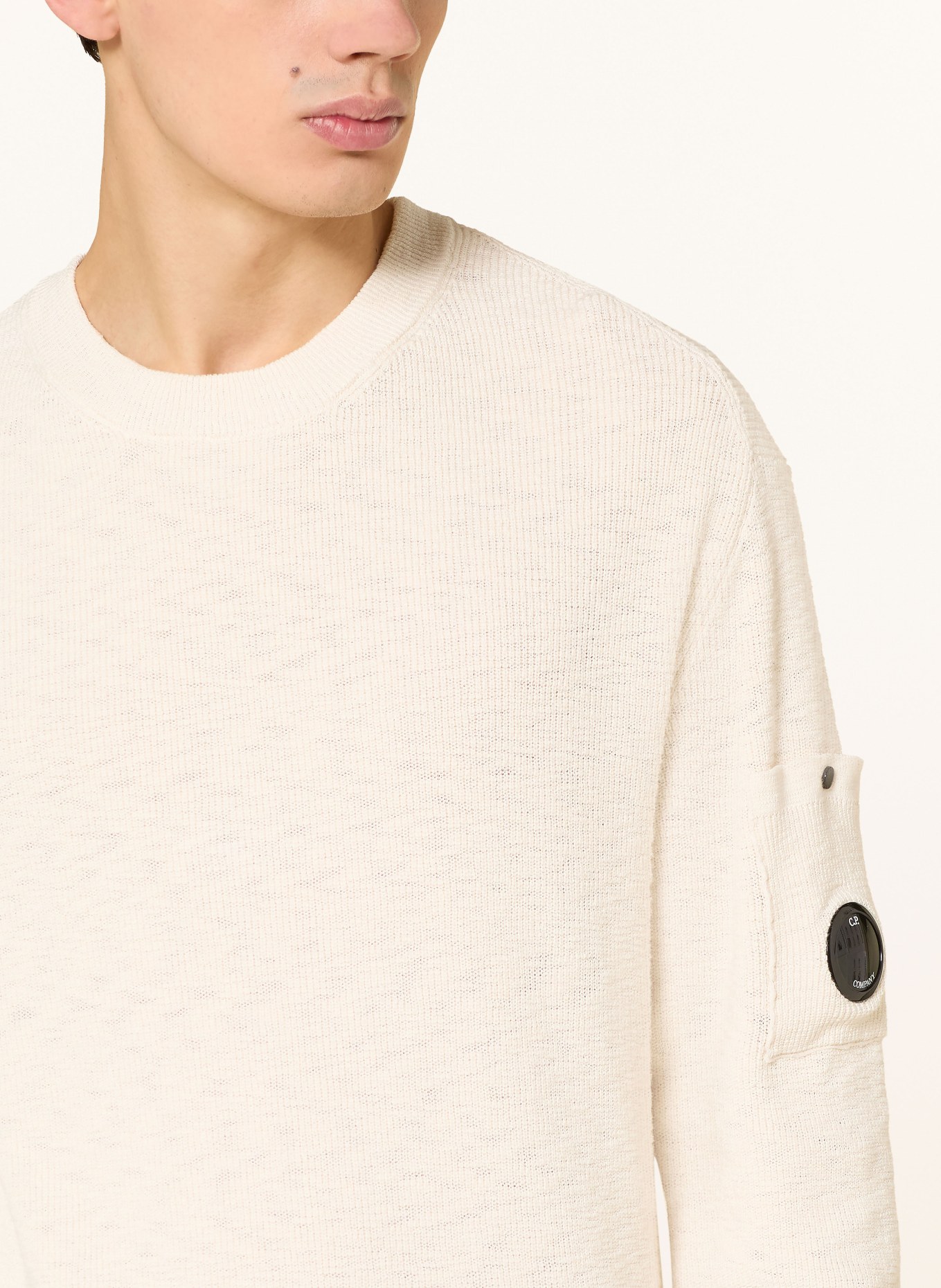 C.P. COMPANY sweter: ECRU