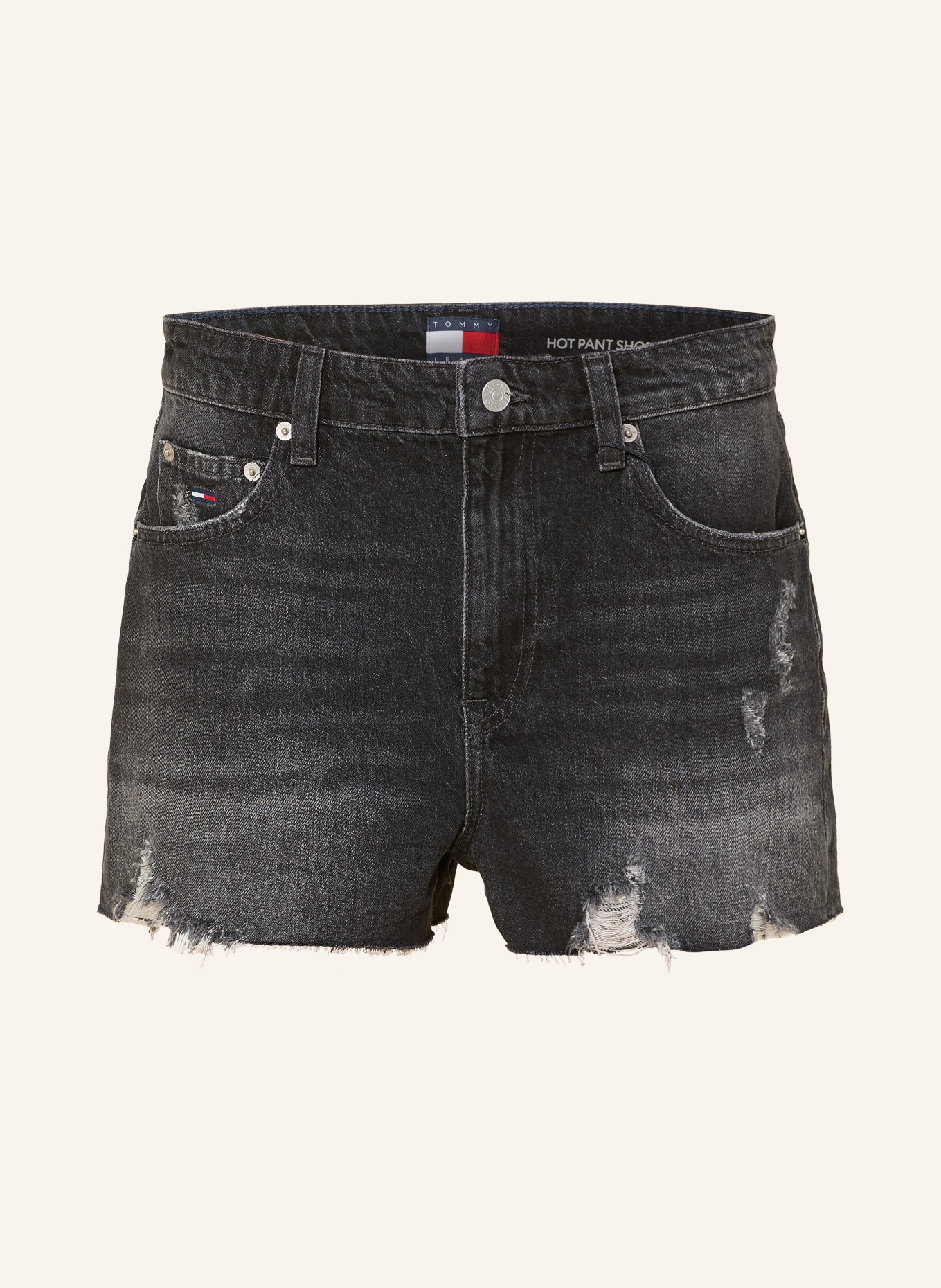 TOMMY JEANS Jeansshort: 1BZ Denim Black