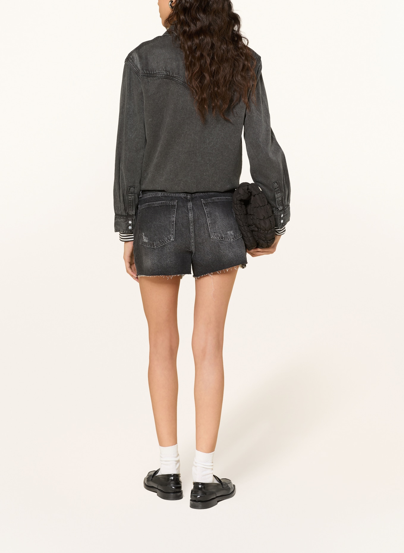 TOMMY JEANS Jeansshort: 1BZ Denim Black