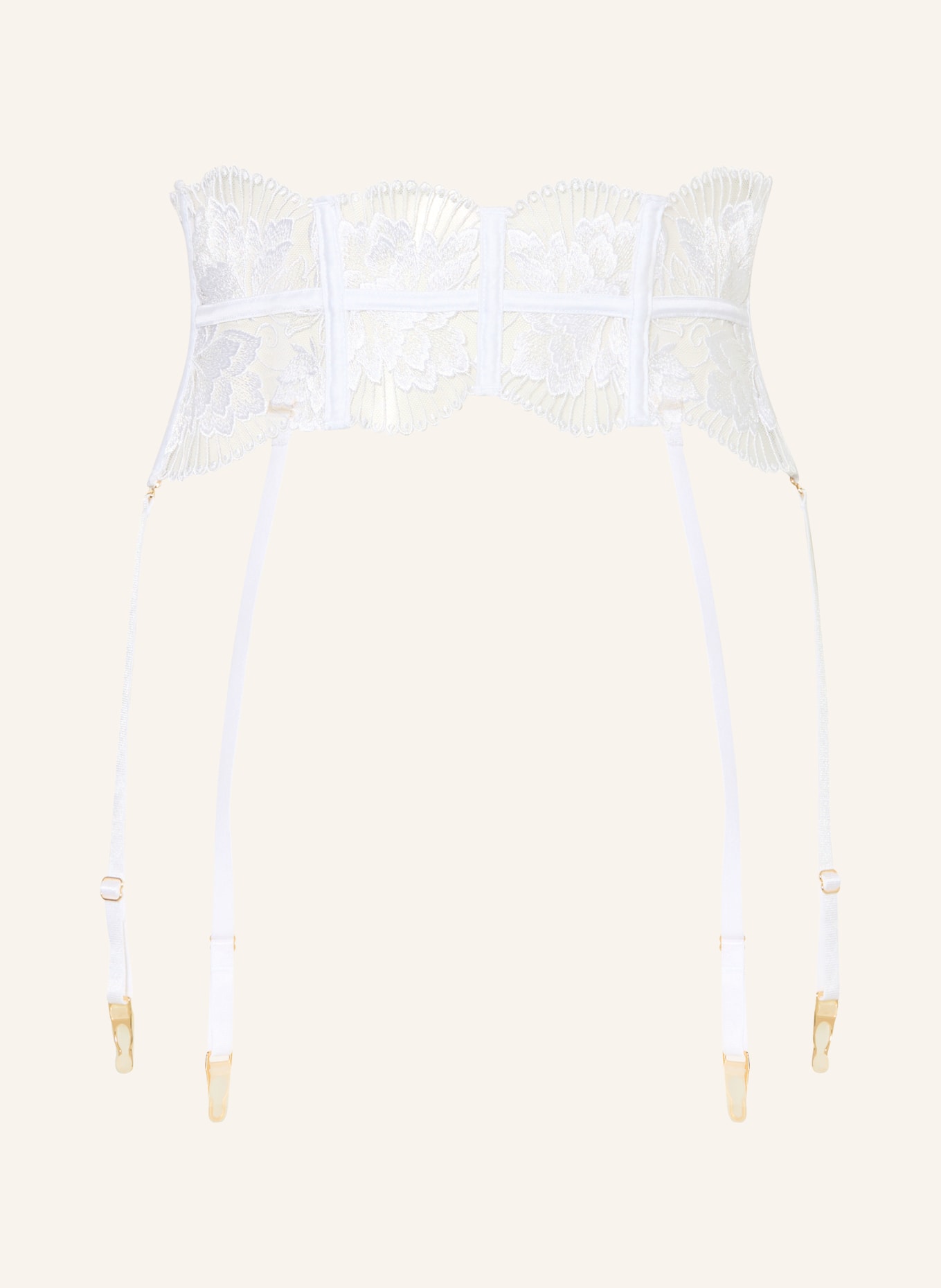 BLUEBELLA Podwiązki GABRIELLA: BIAŁY