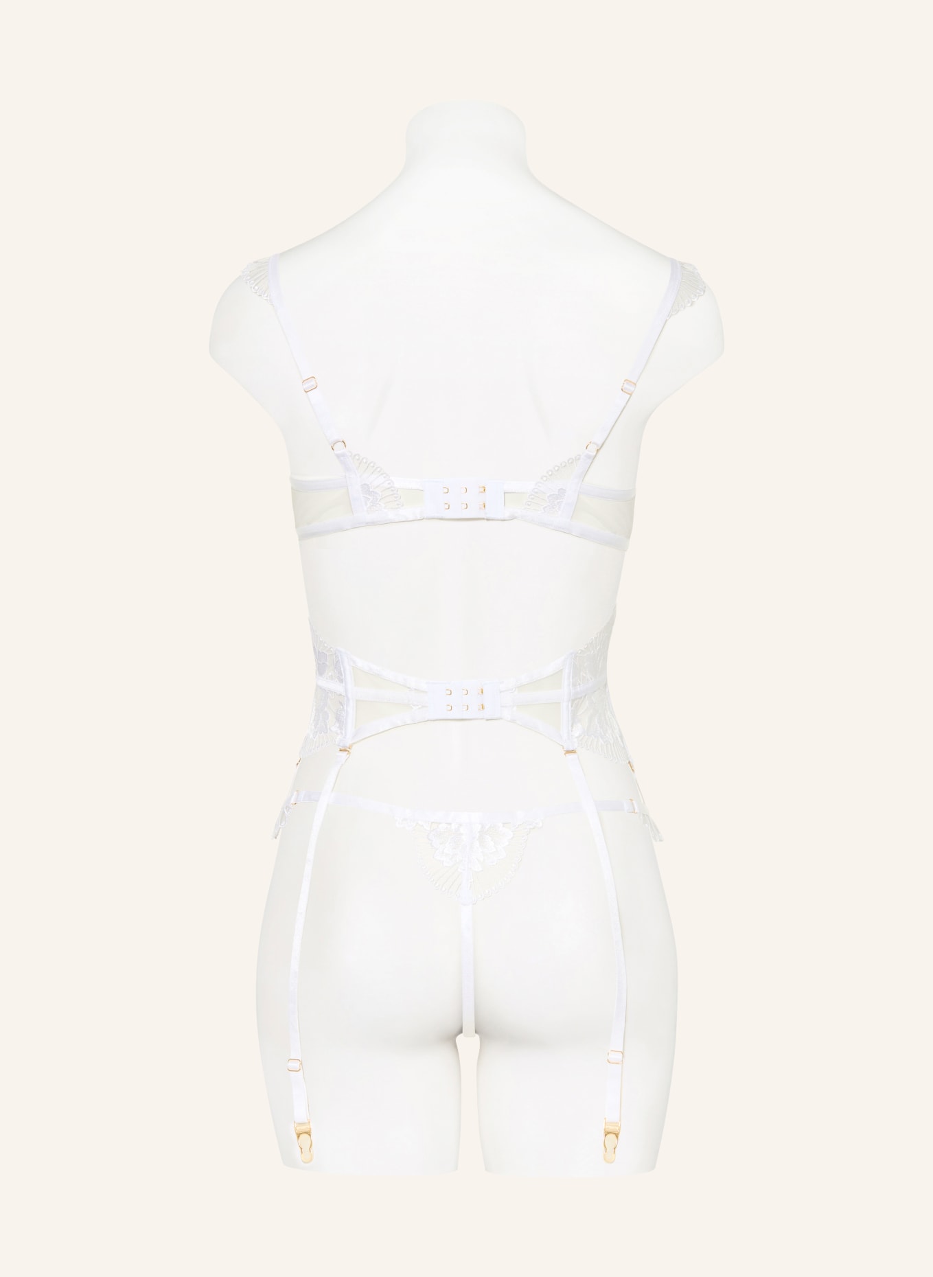 BLUEBELLA Podwiązki GABRIELLA: BIAŁY