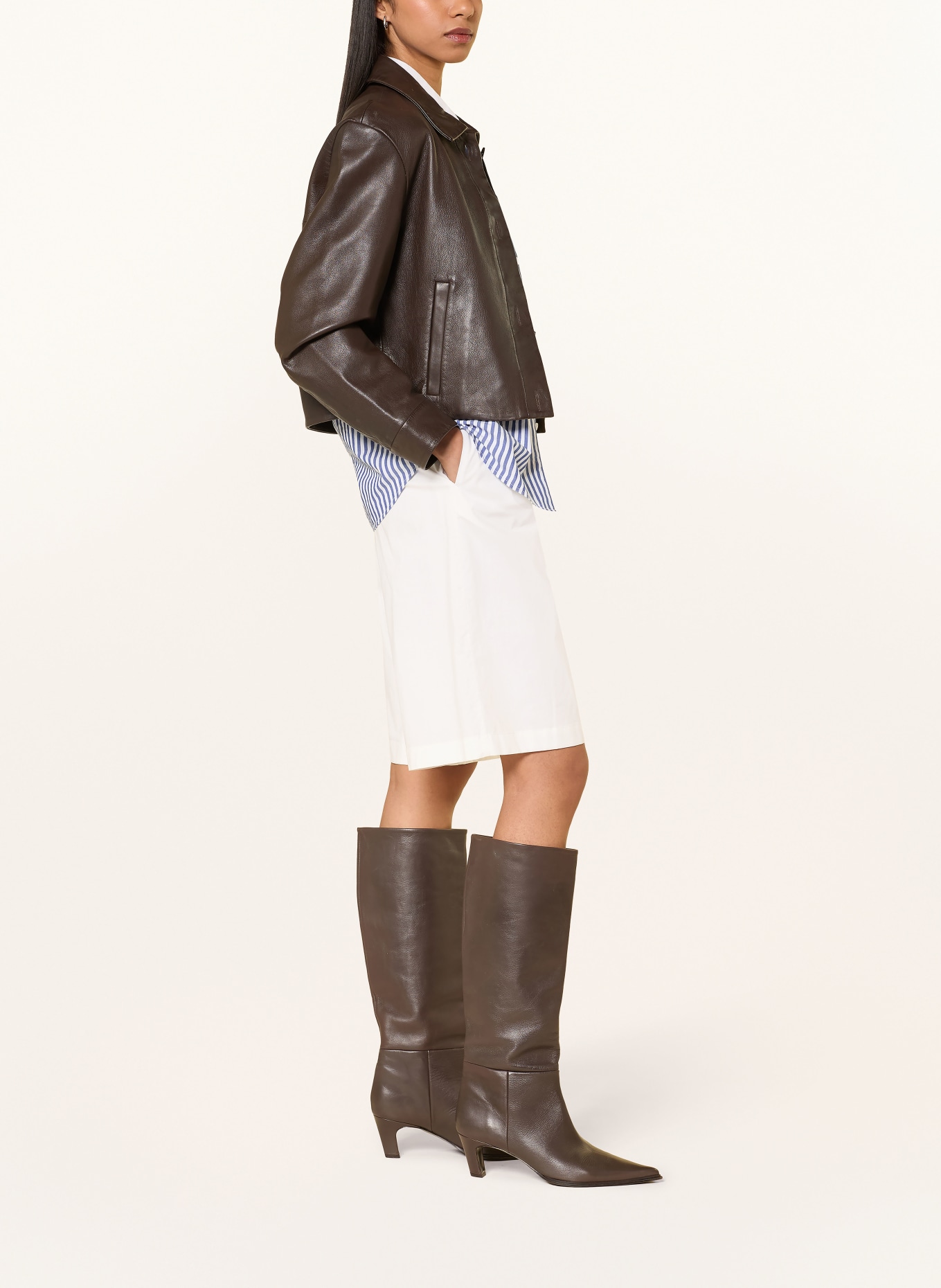 LIU JO bermudy: BIAŁY