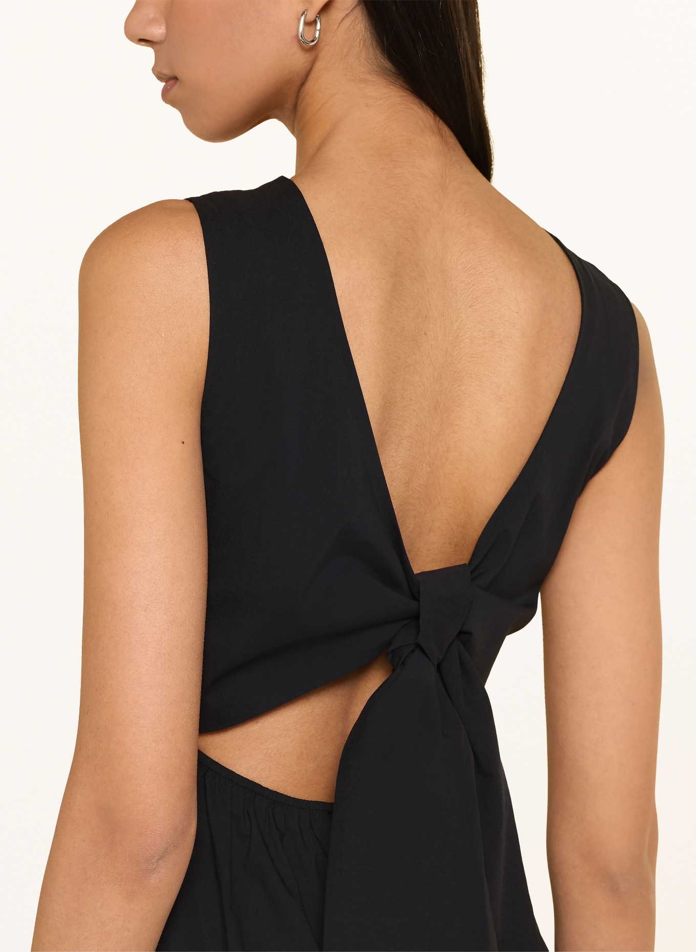 LIU JO Top qua materiaalcombinatie: ZWART