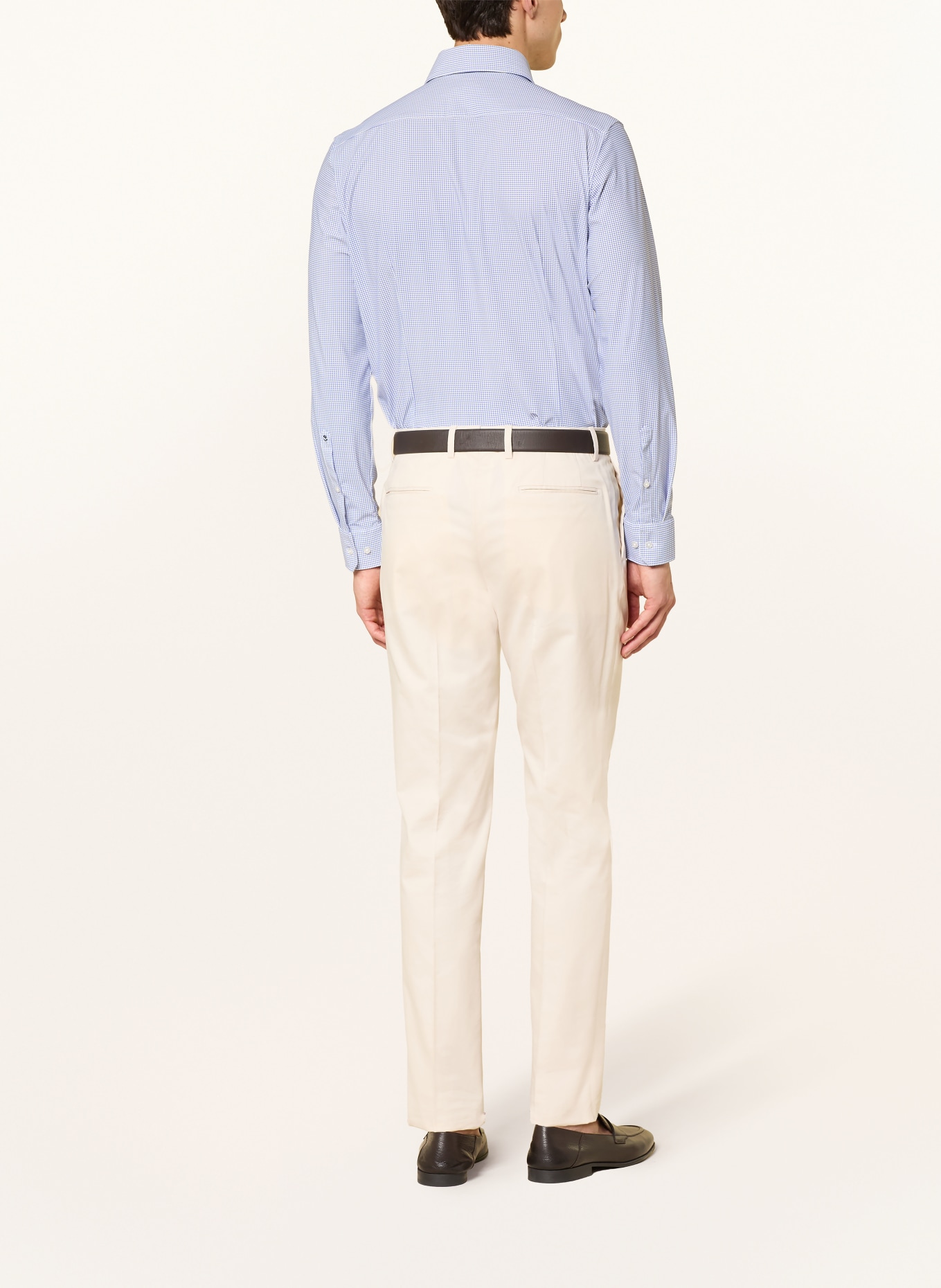 seidensticker Hemd Slim Fit: BLAU / WEISS