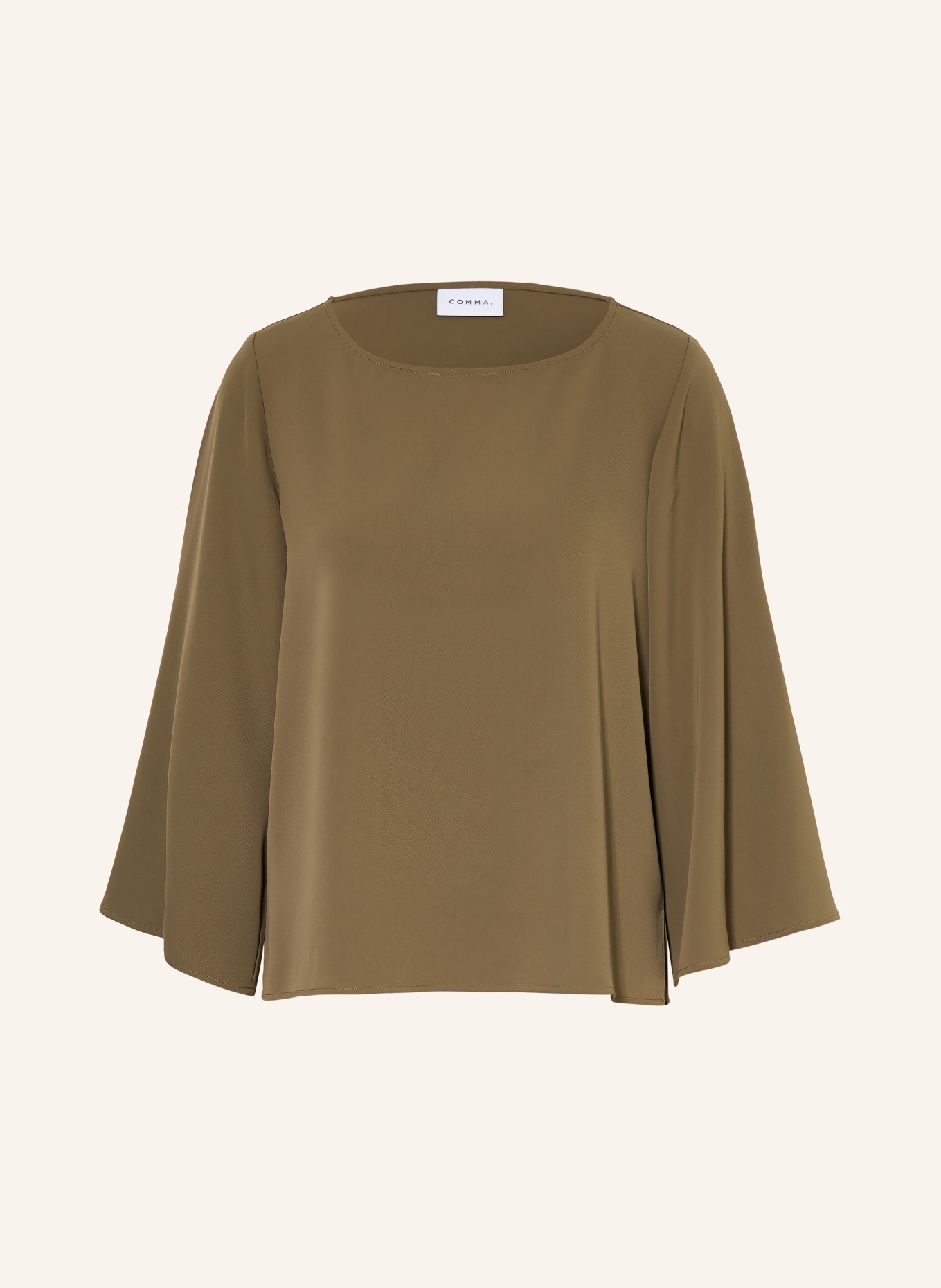 comma Chemisier à manches 3/4: VERT