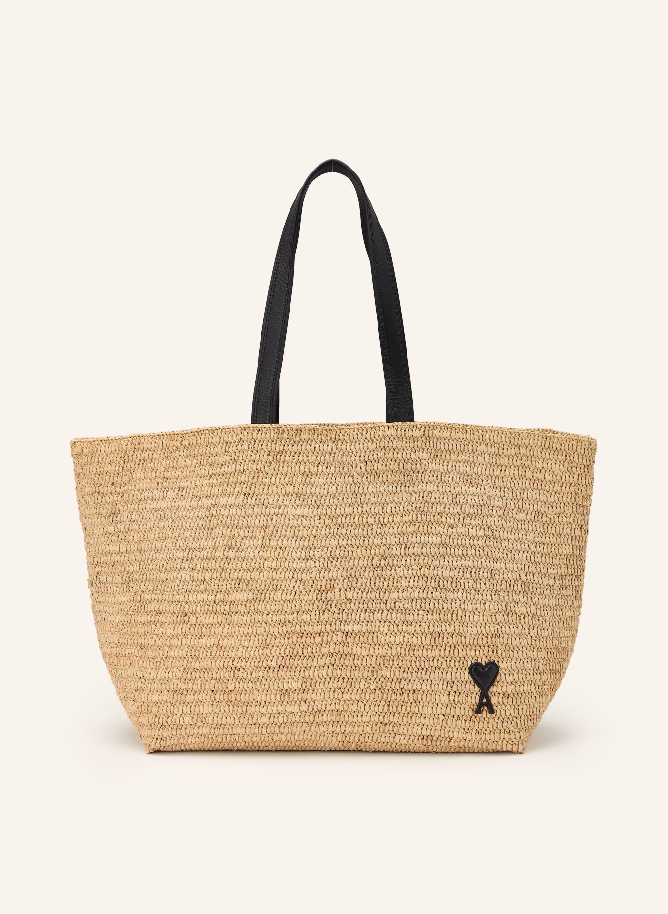 AMI PARIS shopper: BEIGE / BLACK