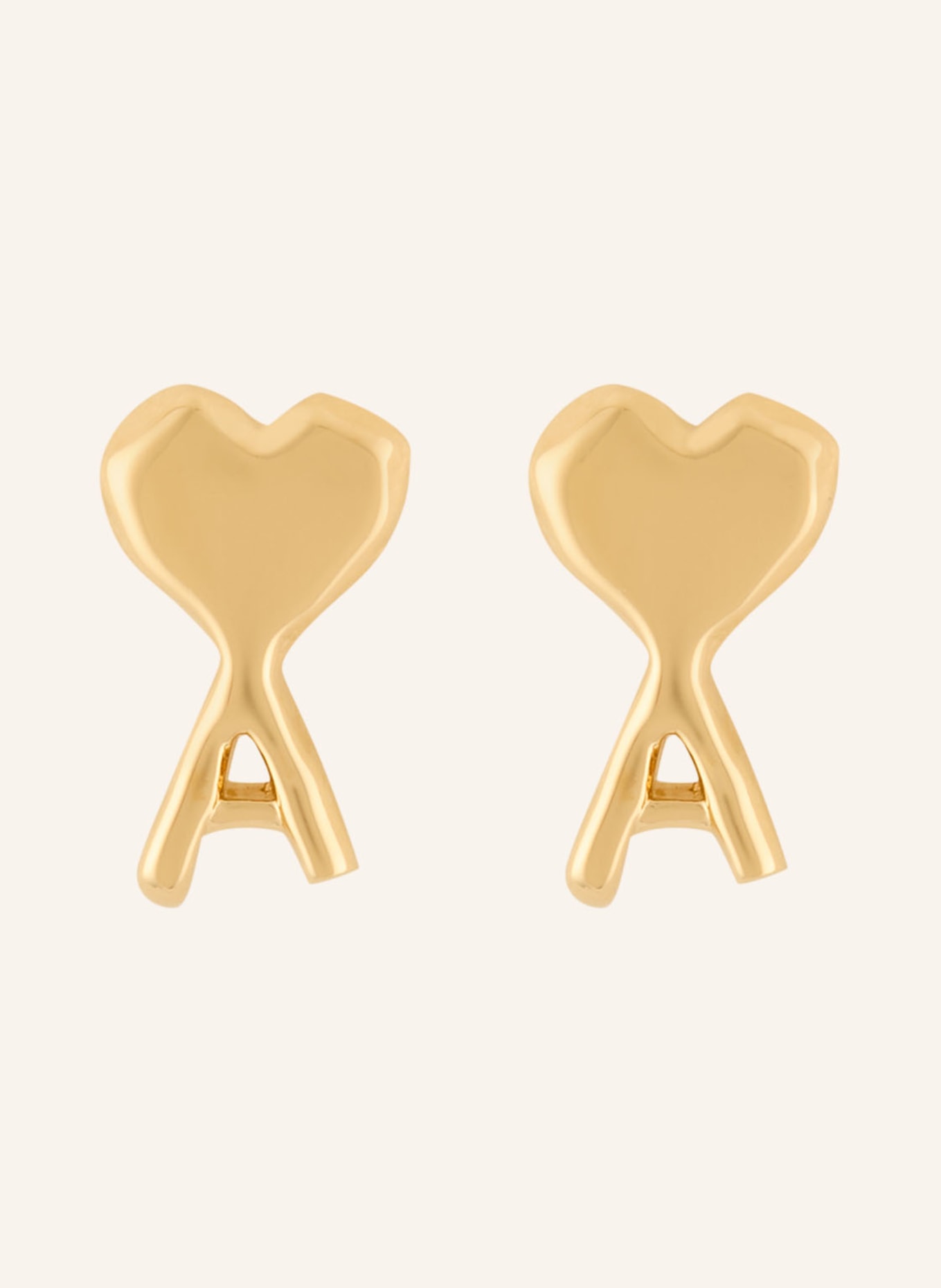 AMI PARIS kolczyki na sztyft: ZŁOTY
