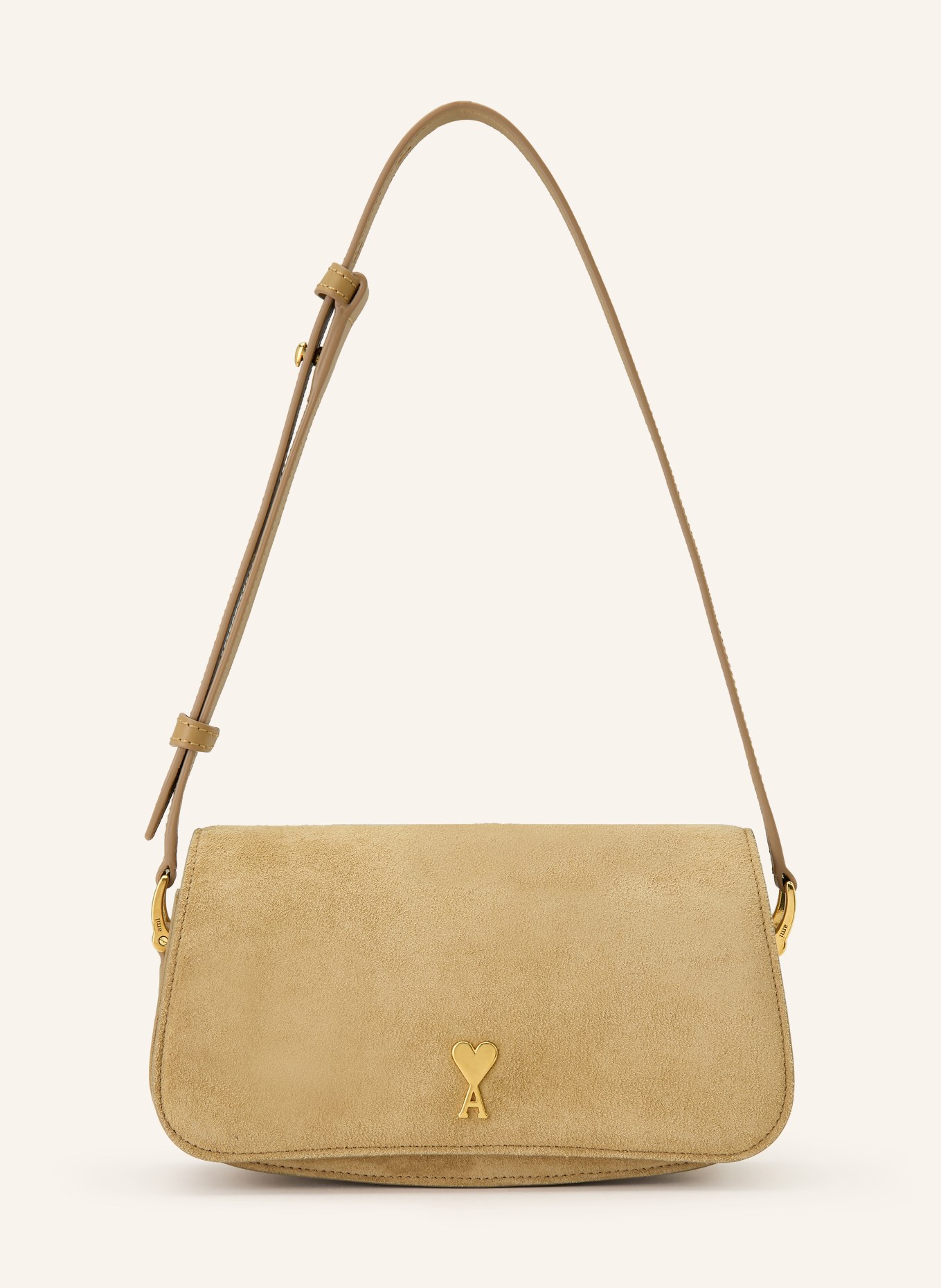 AMI PARIS Schoudertas PARIS PARIS: LICHTBRUIN