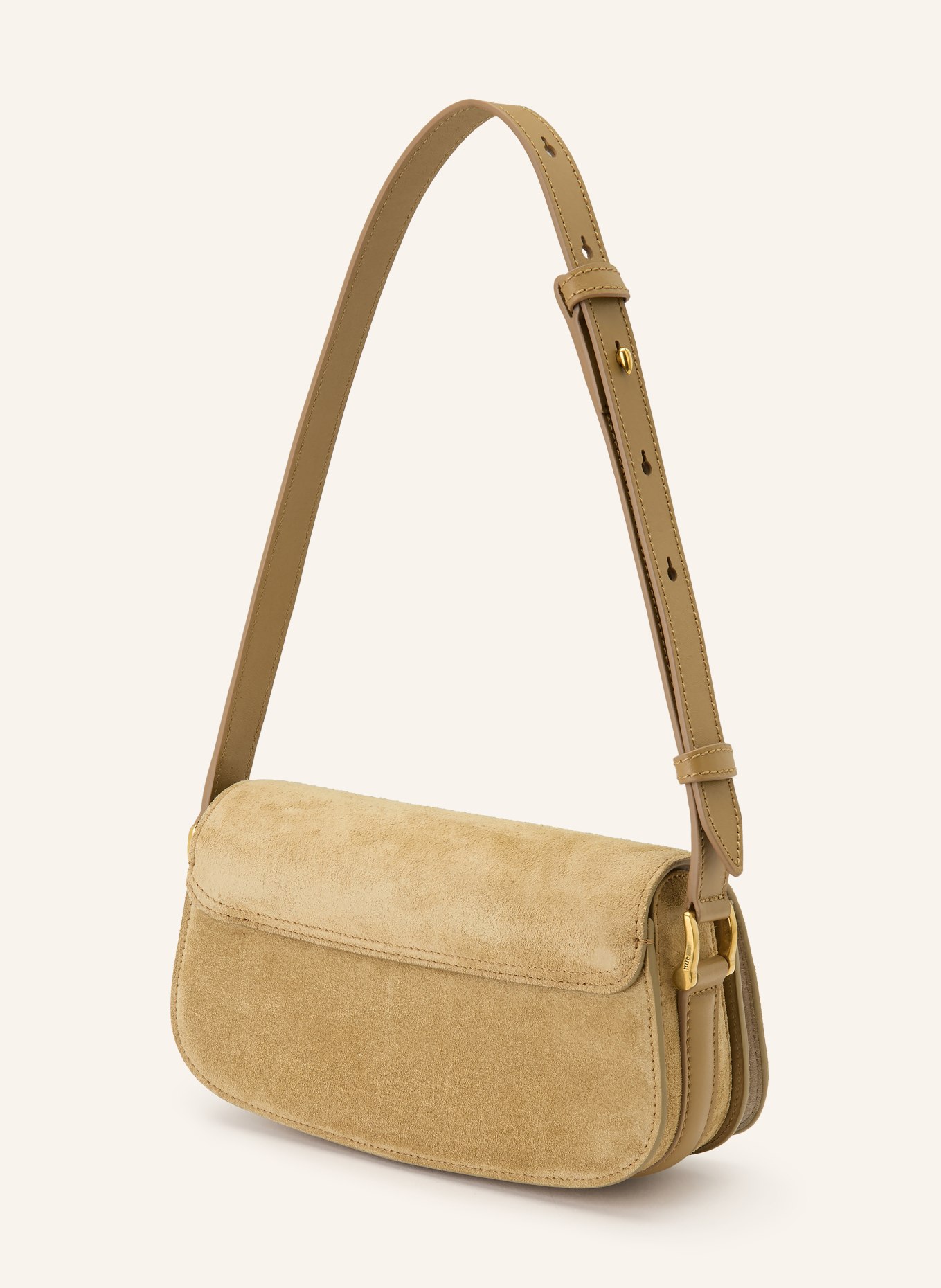 AMI PARIS Schoudertas PARIS PARIS: LICHTBRUIN