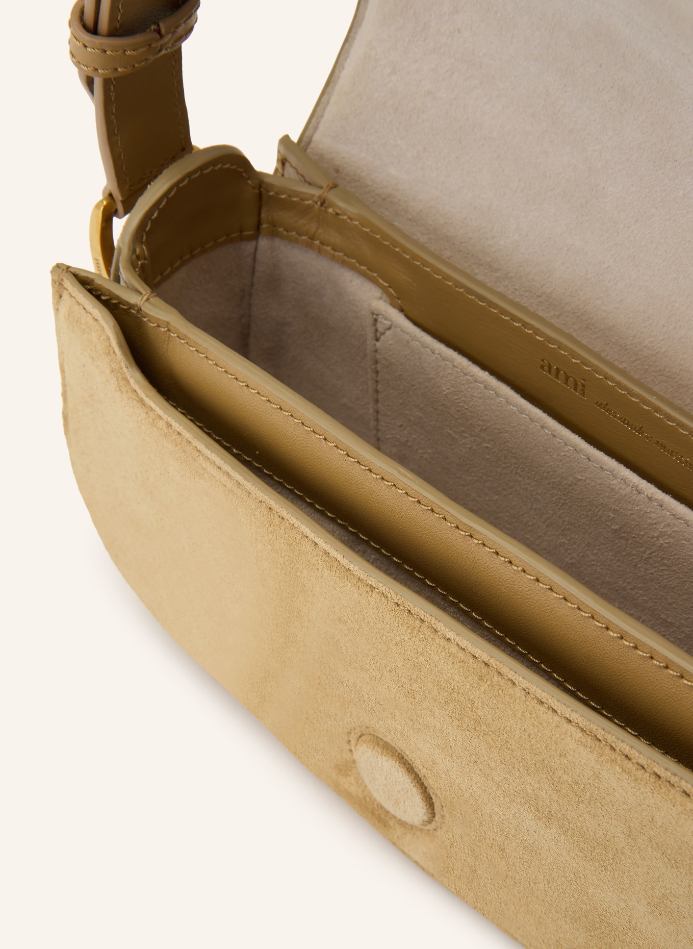 AMI PARIS Schoudertas PARIS PARIS: LICHTBRUIN