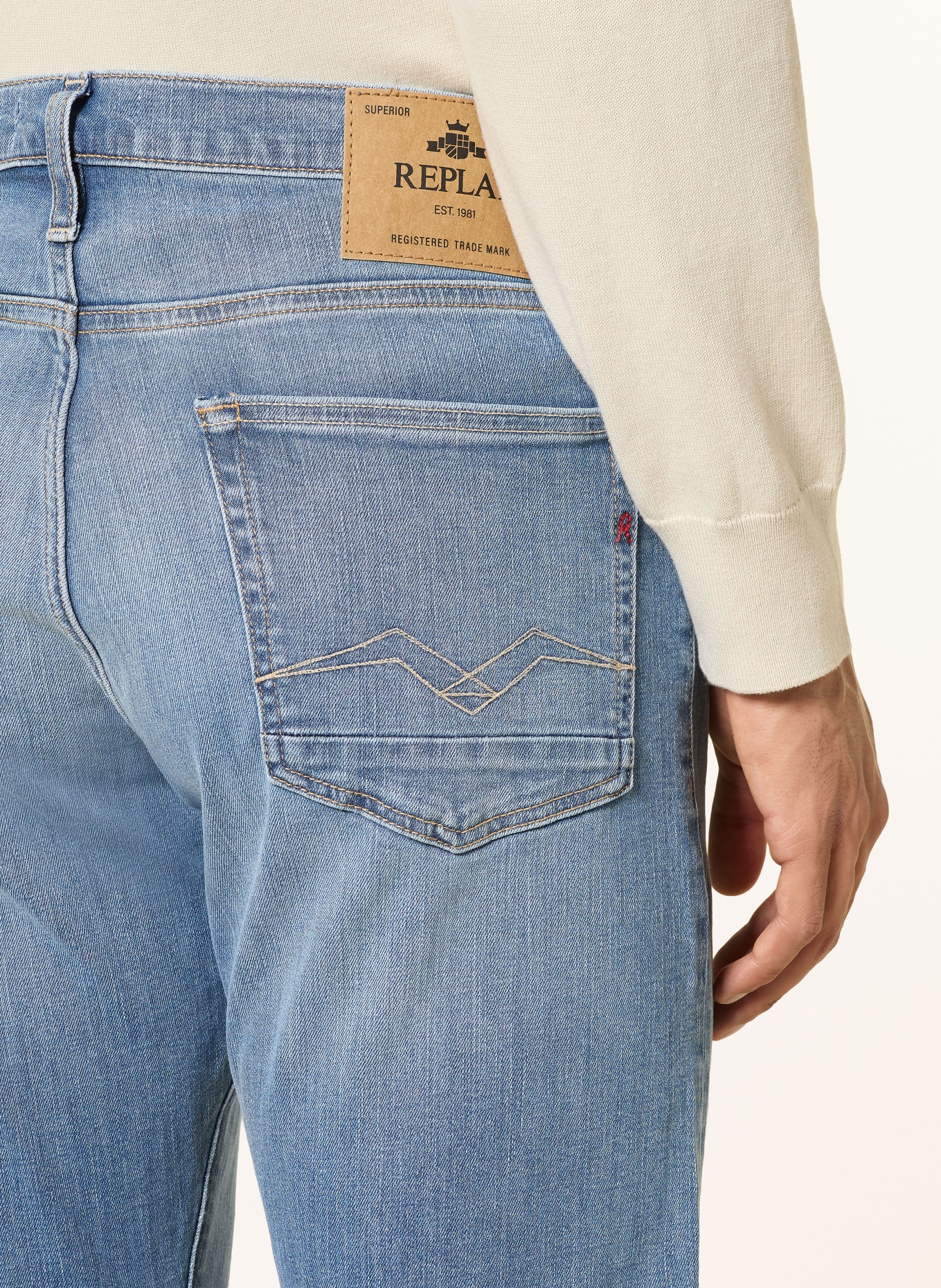 REPLAY Jeans AIDEEN Straight Fit: 009 MEDIUM BLUE