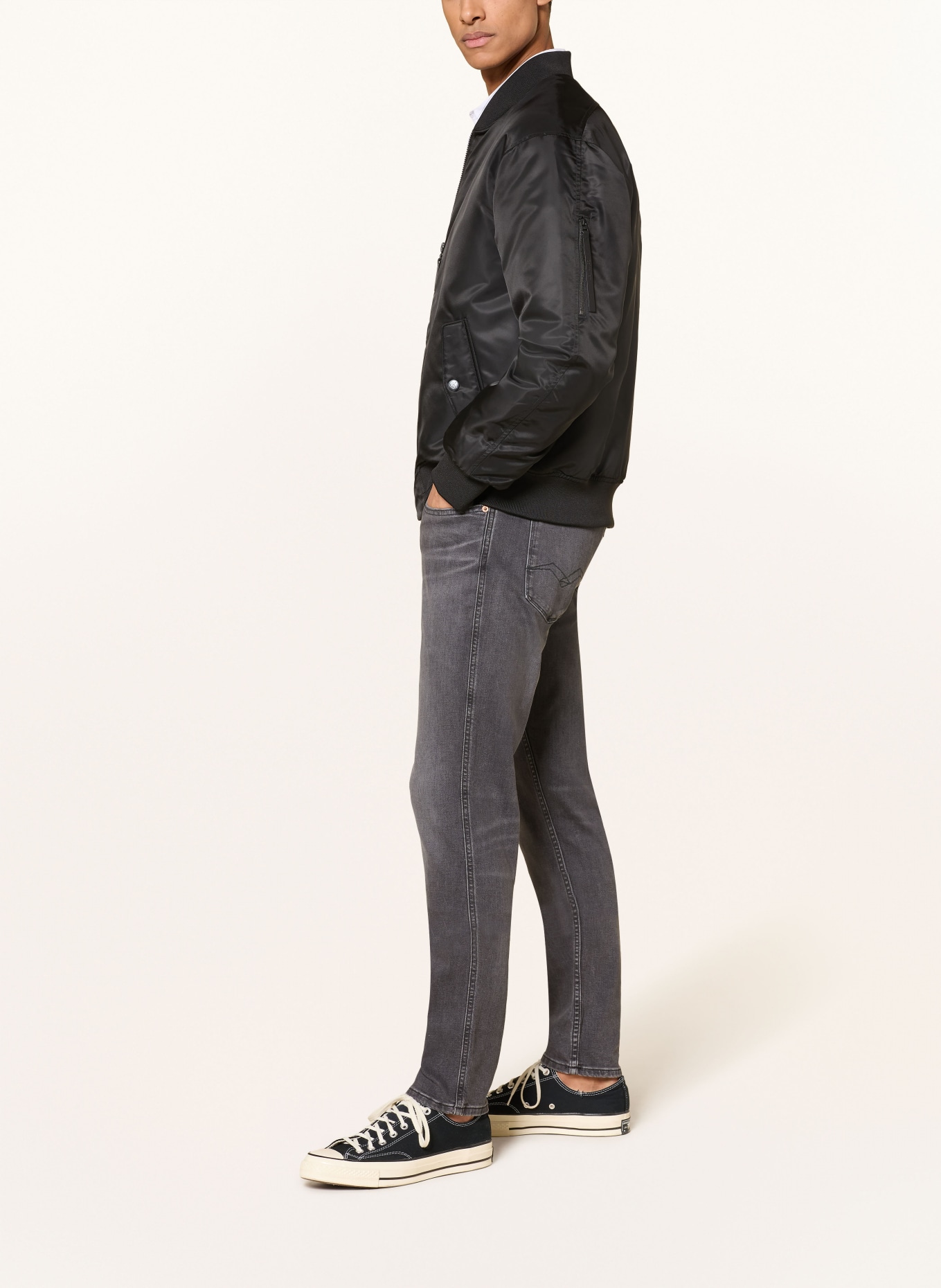 REPLAY Dżinsy Slim Fit: 097 DARK GREY