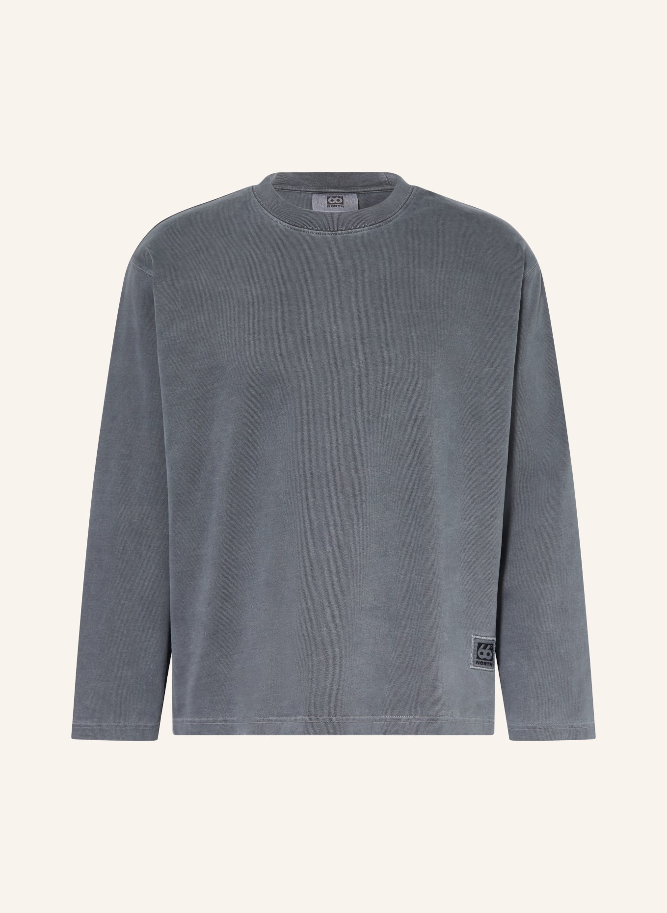 66°NORTH Sweatshirt LOGN: DONKERGRIJS