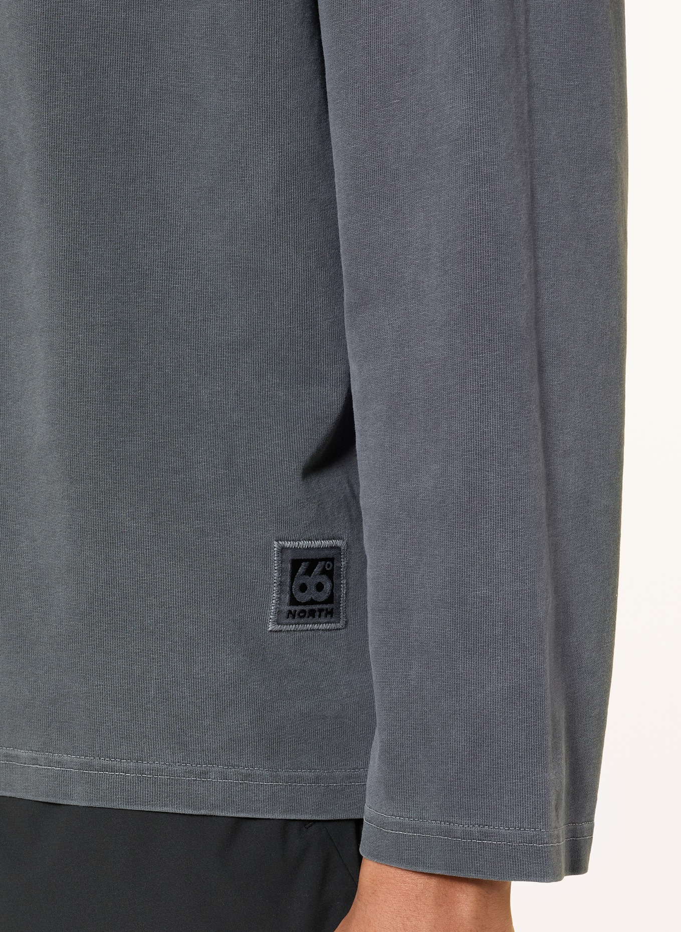 66°NORTH Sweatshirt LOGN: DONKERGRIJS