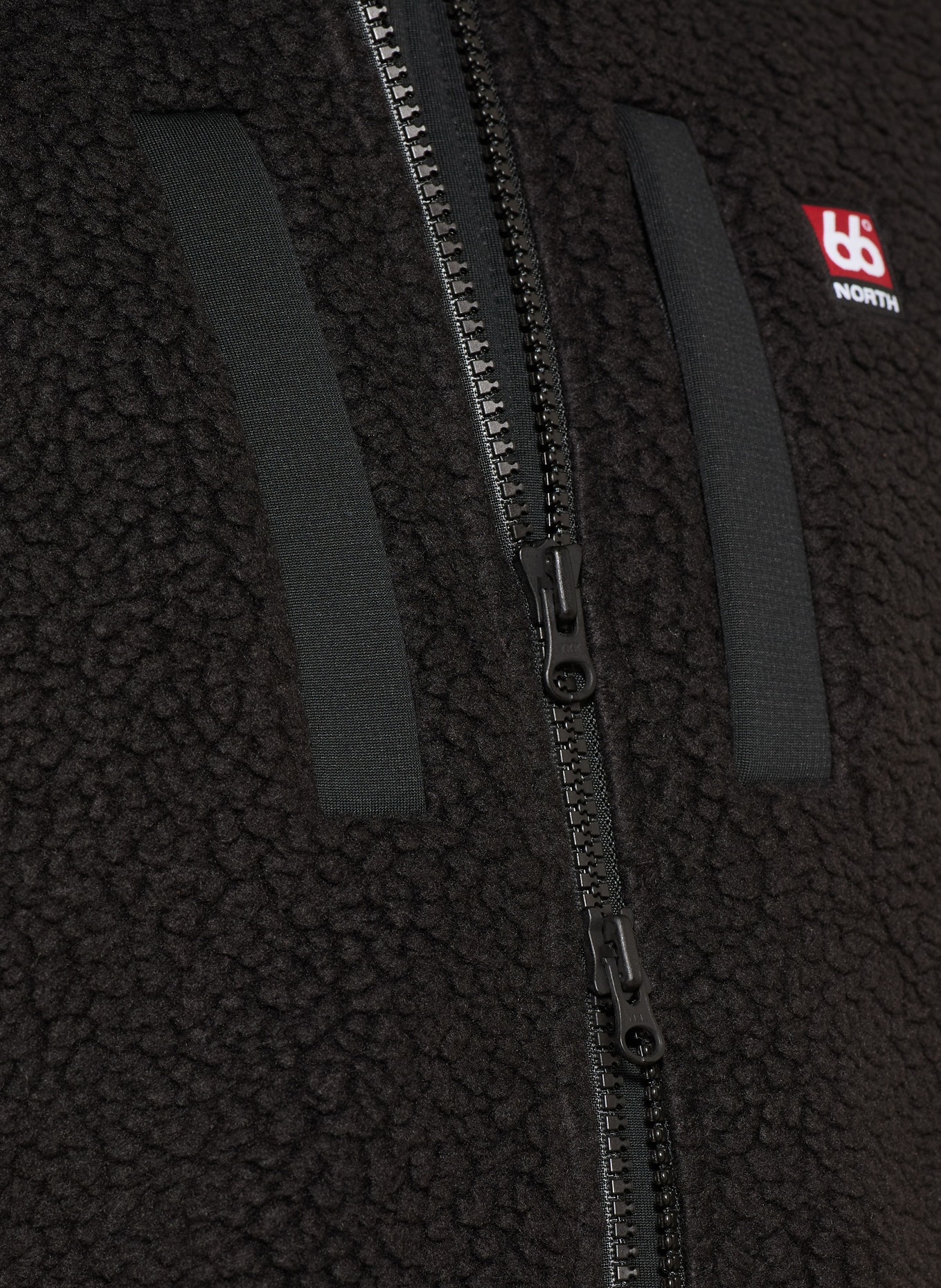 66°NORTH Teddyjas TINDUR: ZWART