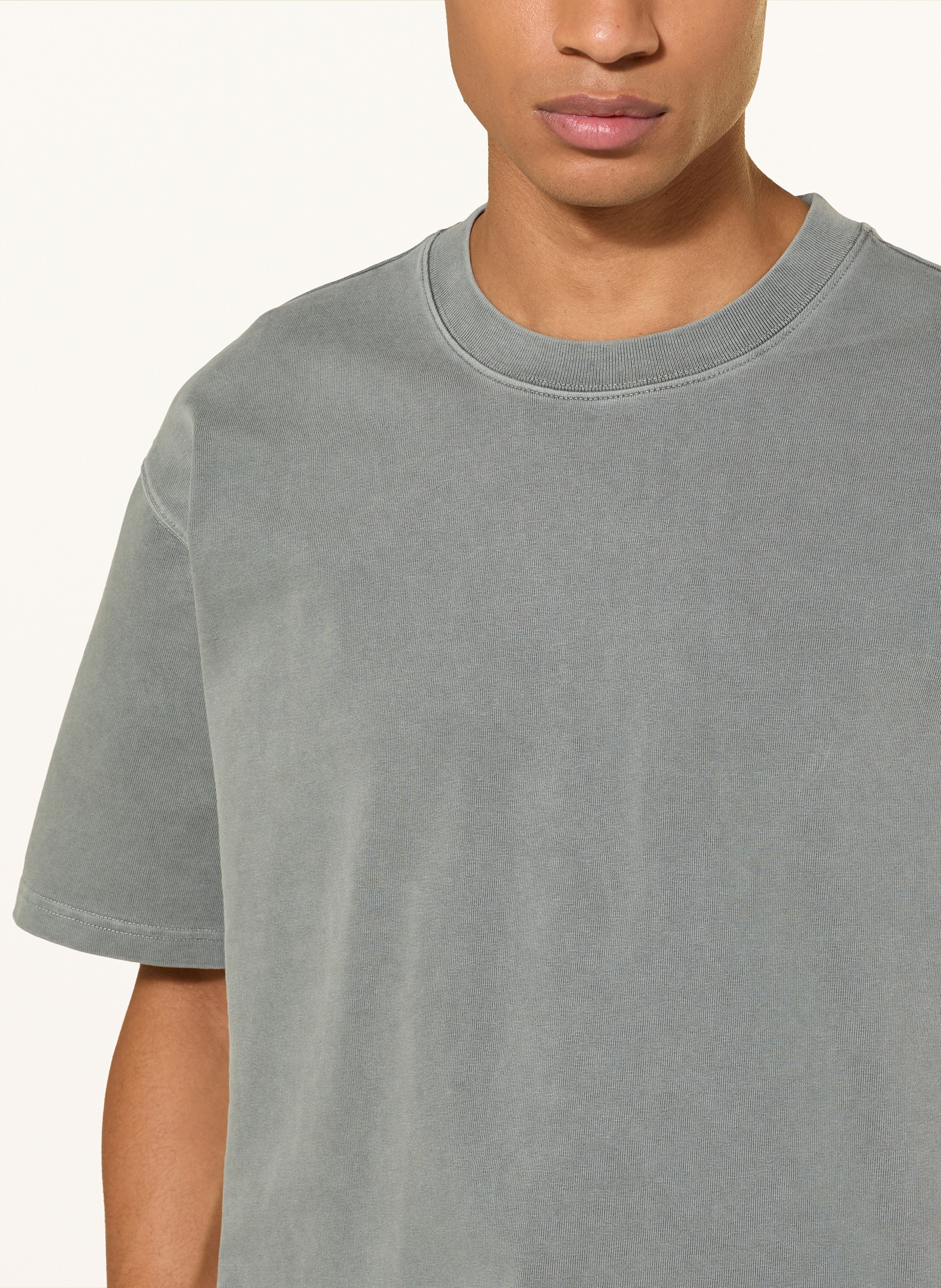 66°NORTH T-shirt LOGN: DONKERGRIJS