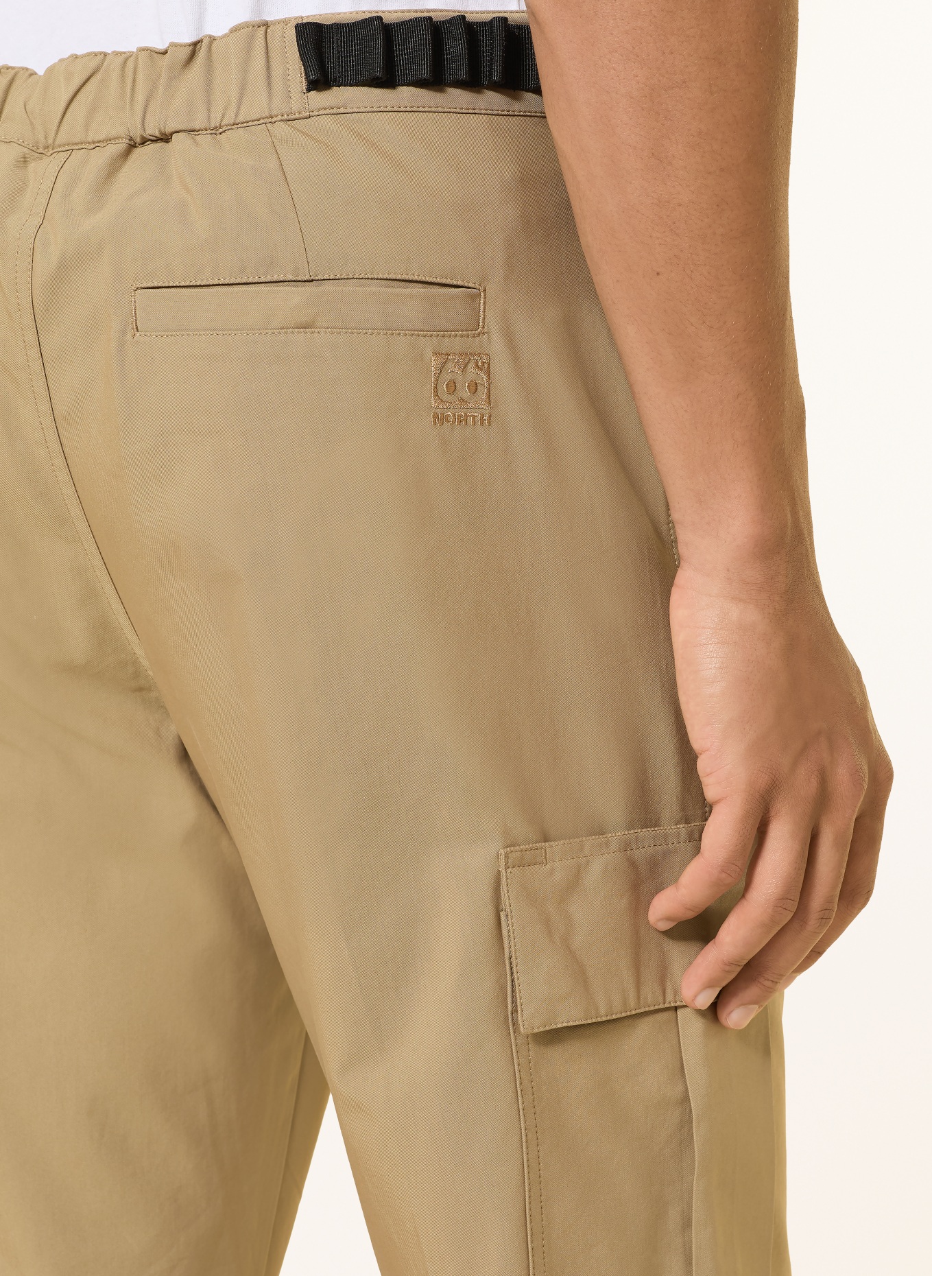 66°NORTH Cargohose Regular Fit: BEIGE