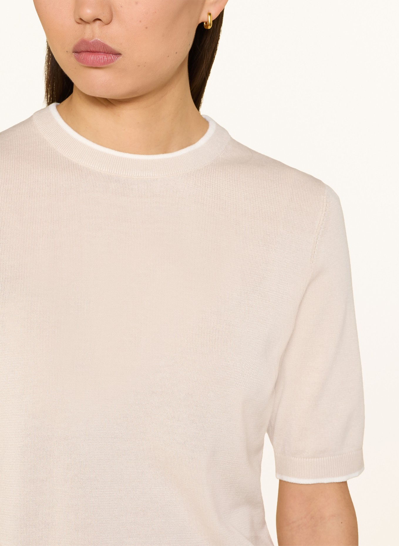 s.Oliver BLACK LABEL Strickshirt: BEIGE