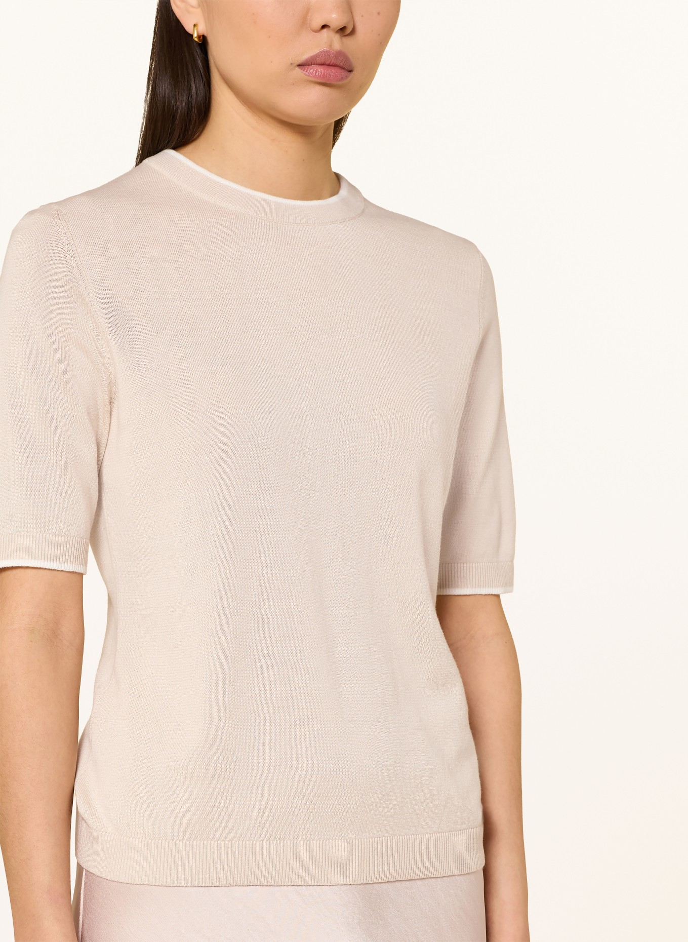 s.Oliver BLACK LABEL Strickshirt: BEIGE