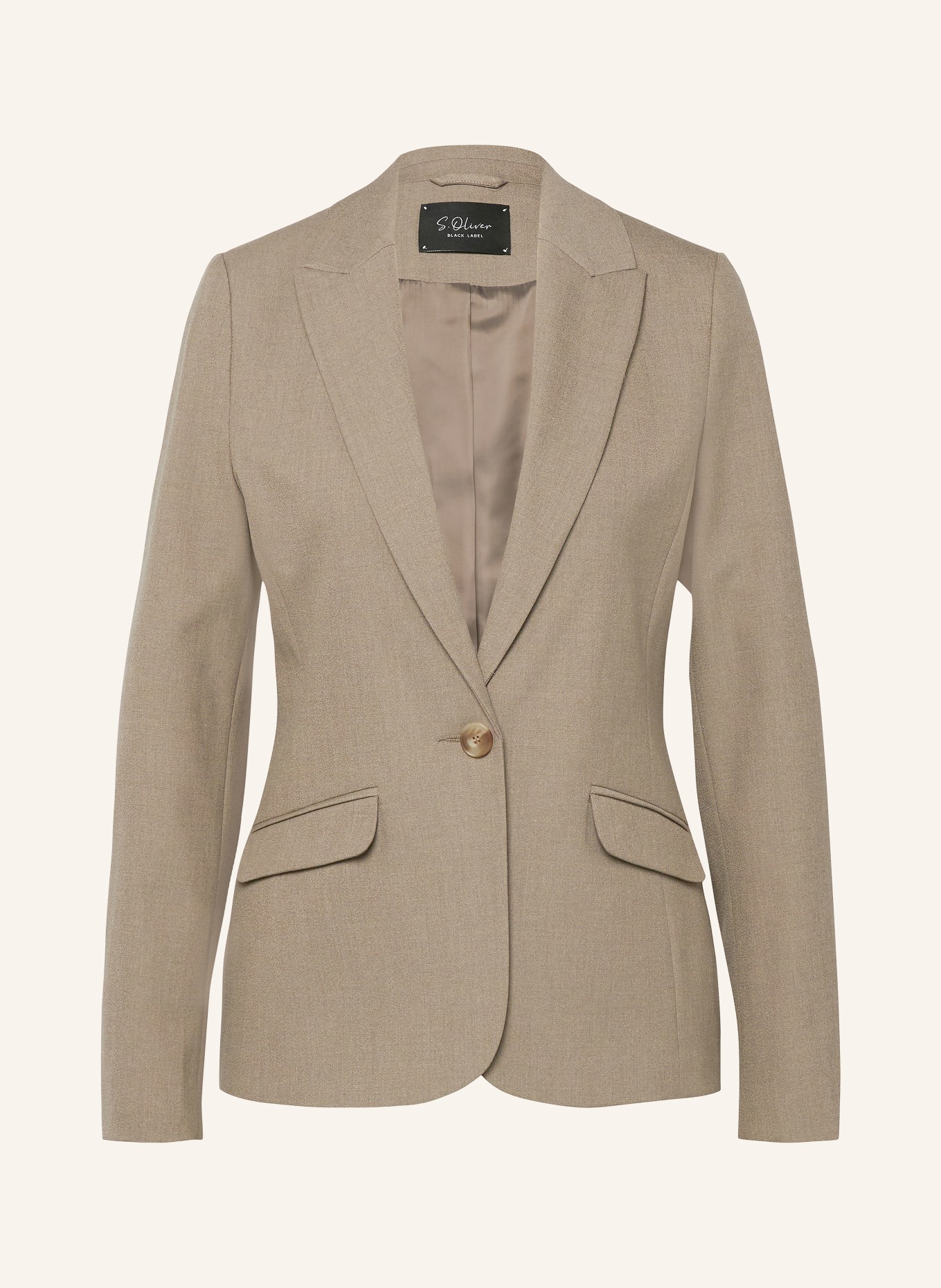 s.Oliver BLACK LABEL Blazer: TAUPE