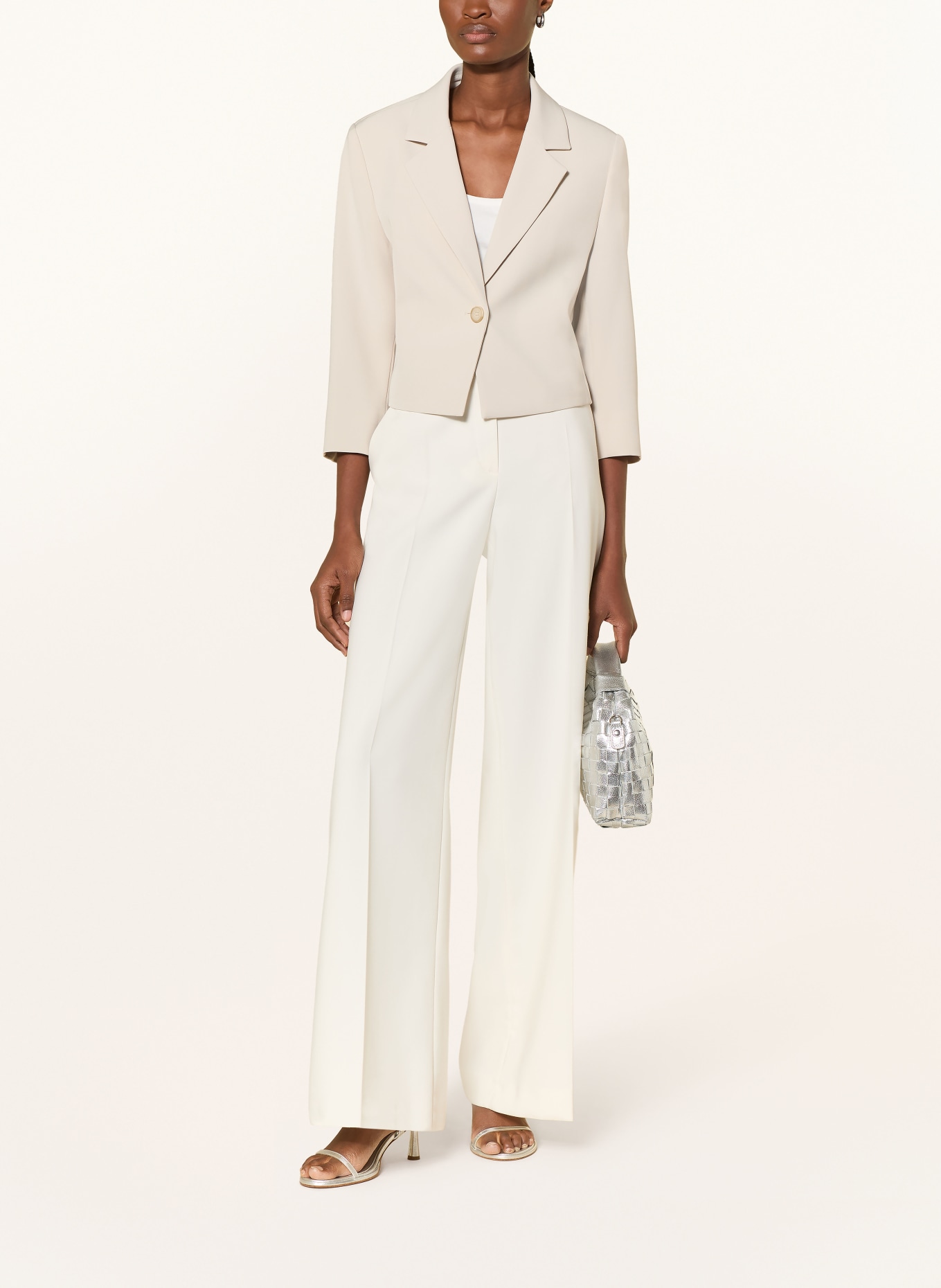 s.Oliver BLACK LABEL Marynarka z rękawami 3/4: JASNOBRĄZOWY