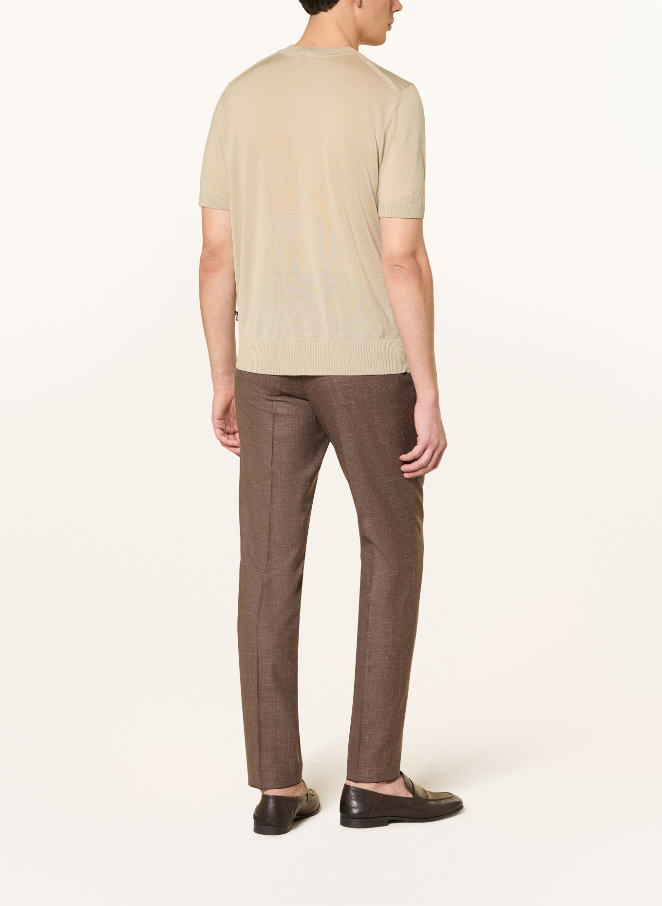 BOSS Sweter z dzianiny UMAURO: BEŻOWY